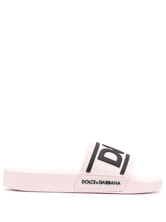 logo-print rubber slides