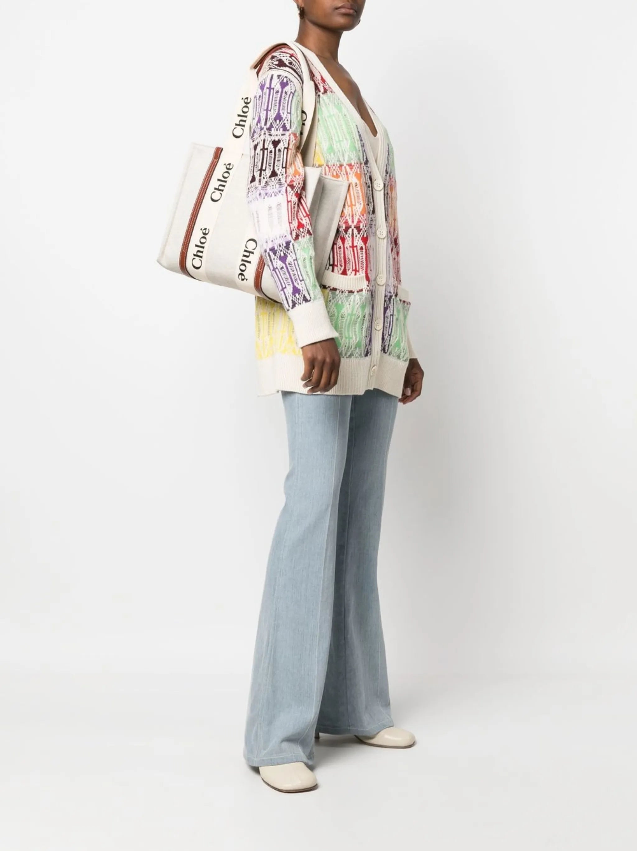 Woody logo-print tote bag
