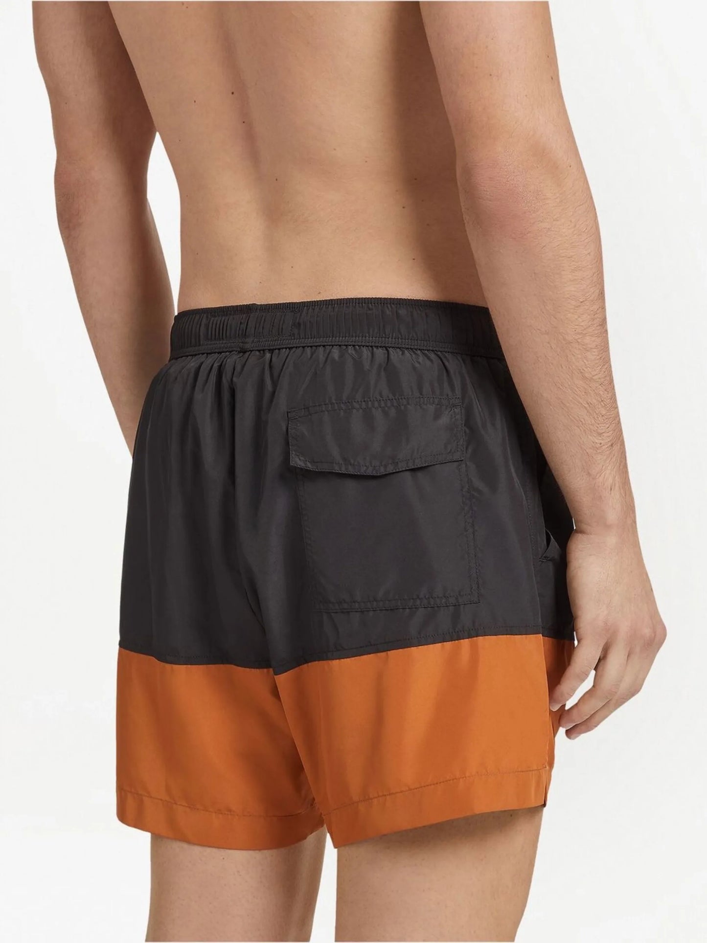 logo-print drawstring swim shorts