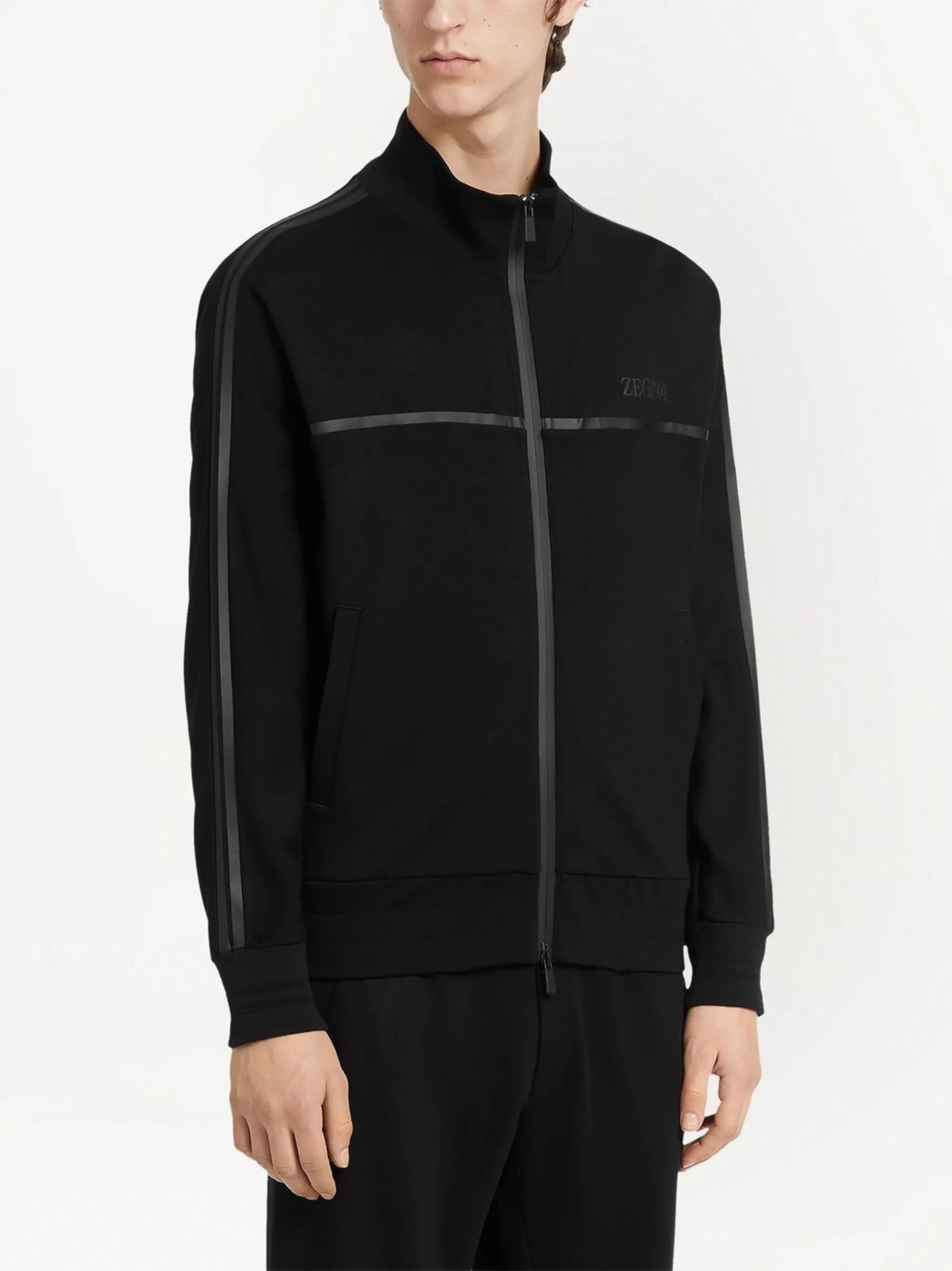 Techmerino wool zip-up jacket