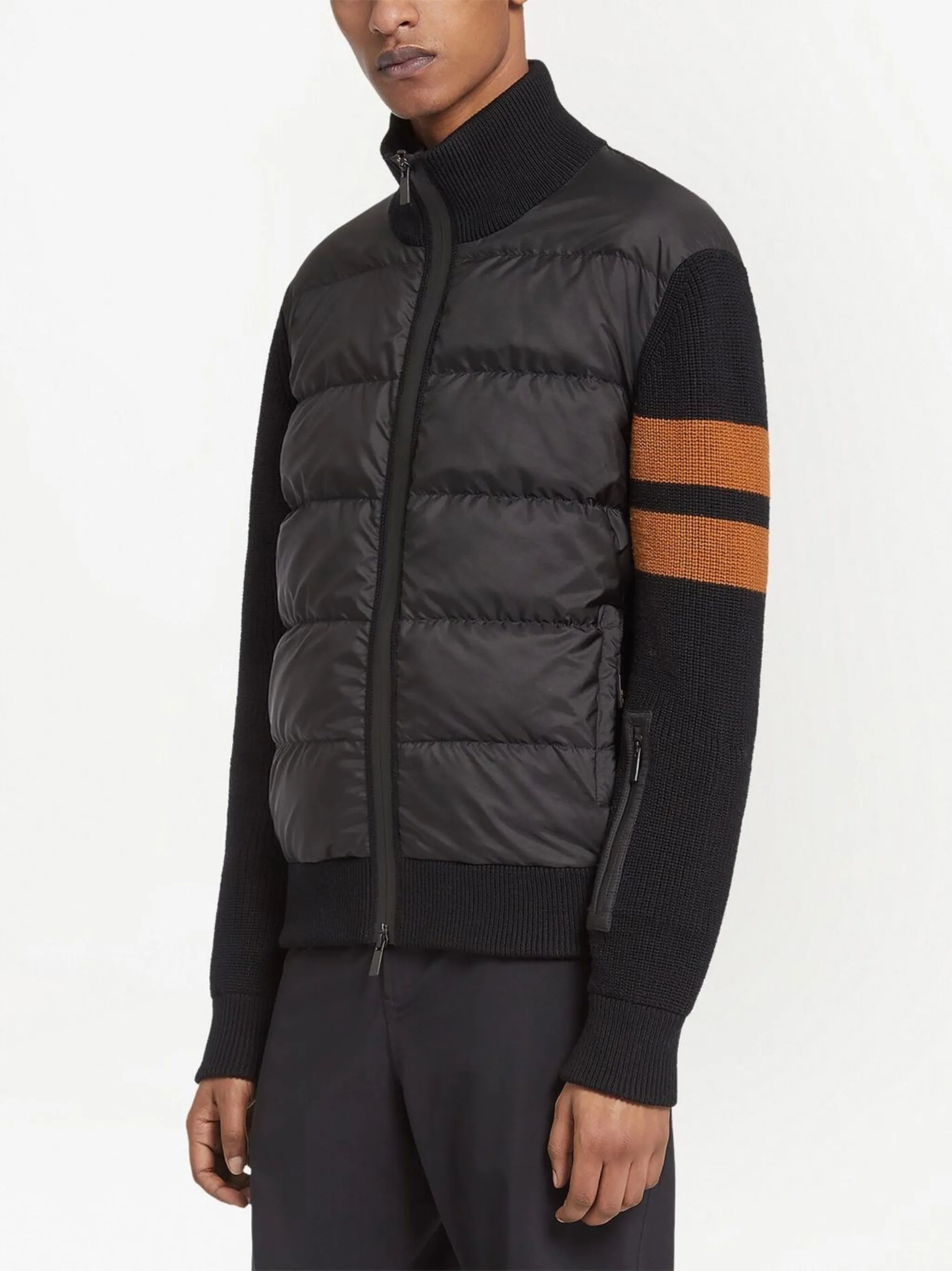 Techmerino™ hybrid padded cardigan