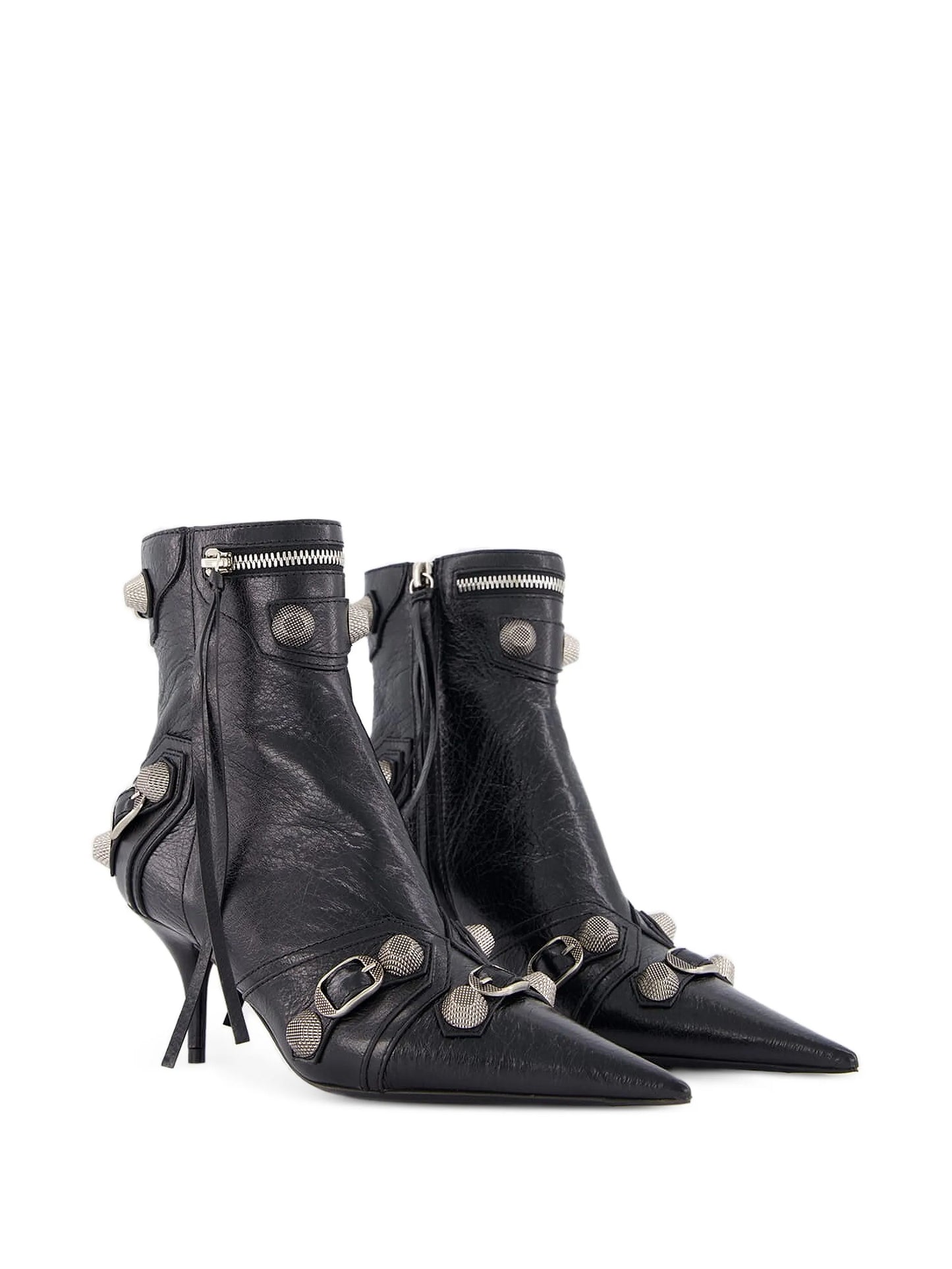 Cagole buckle-detail ankle boots