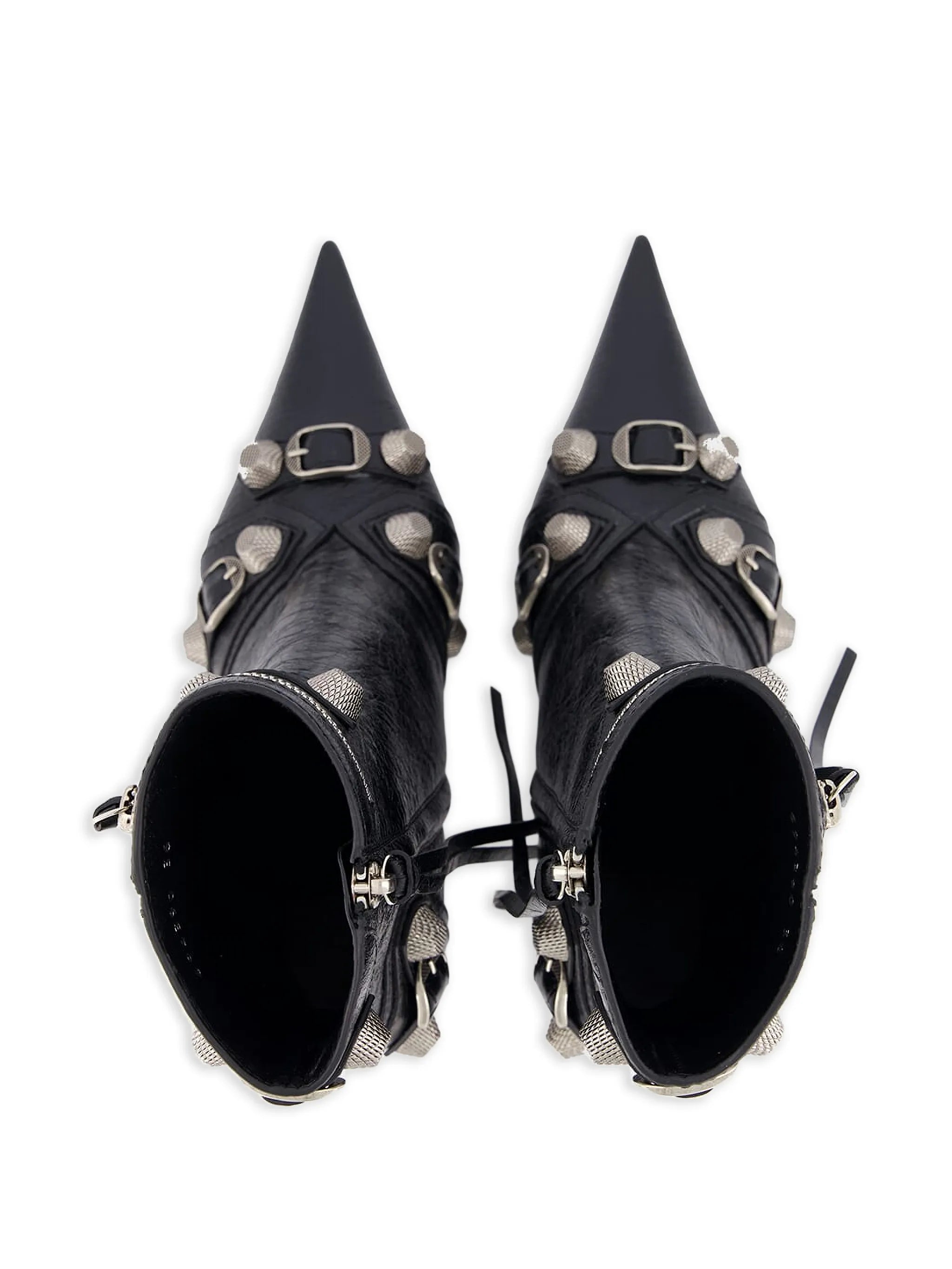 Cagole buckle-detail ankle boots