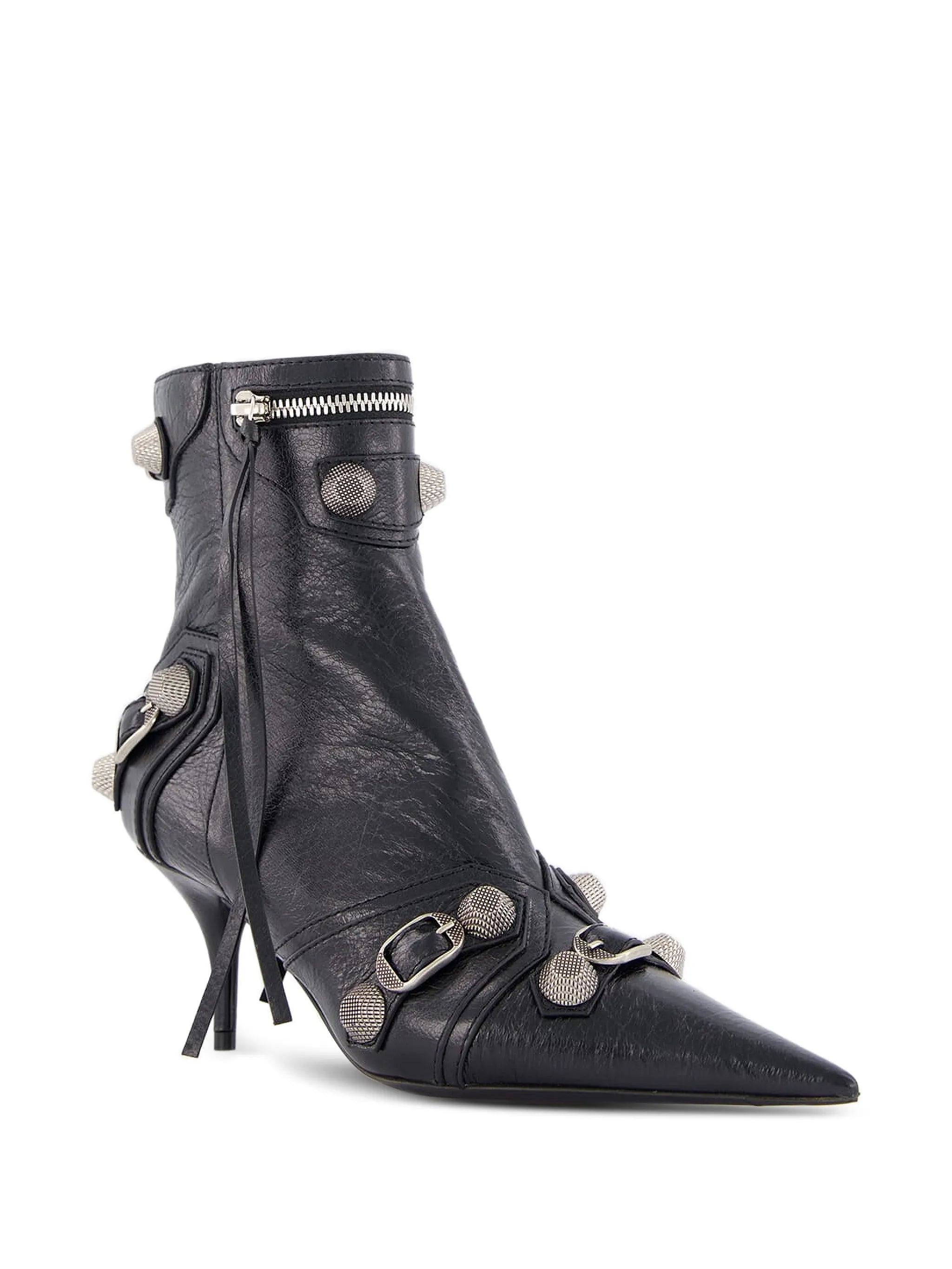 Cagole buckle-detail ankle boots