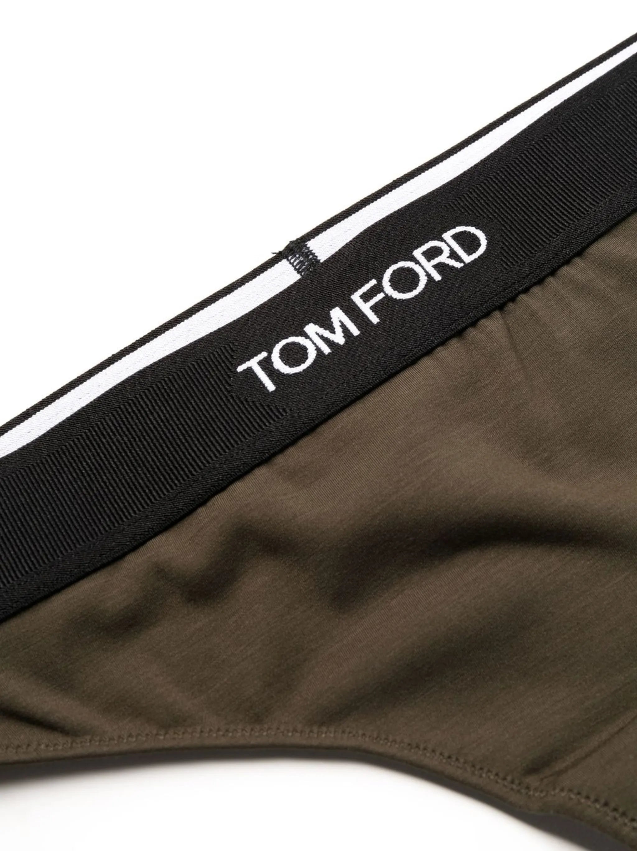 logo-waistband thong