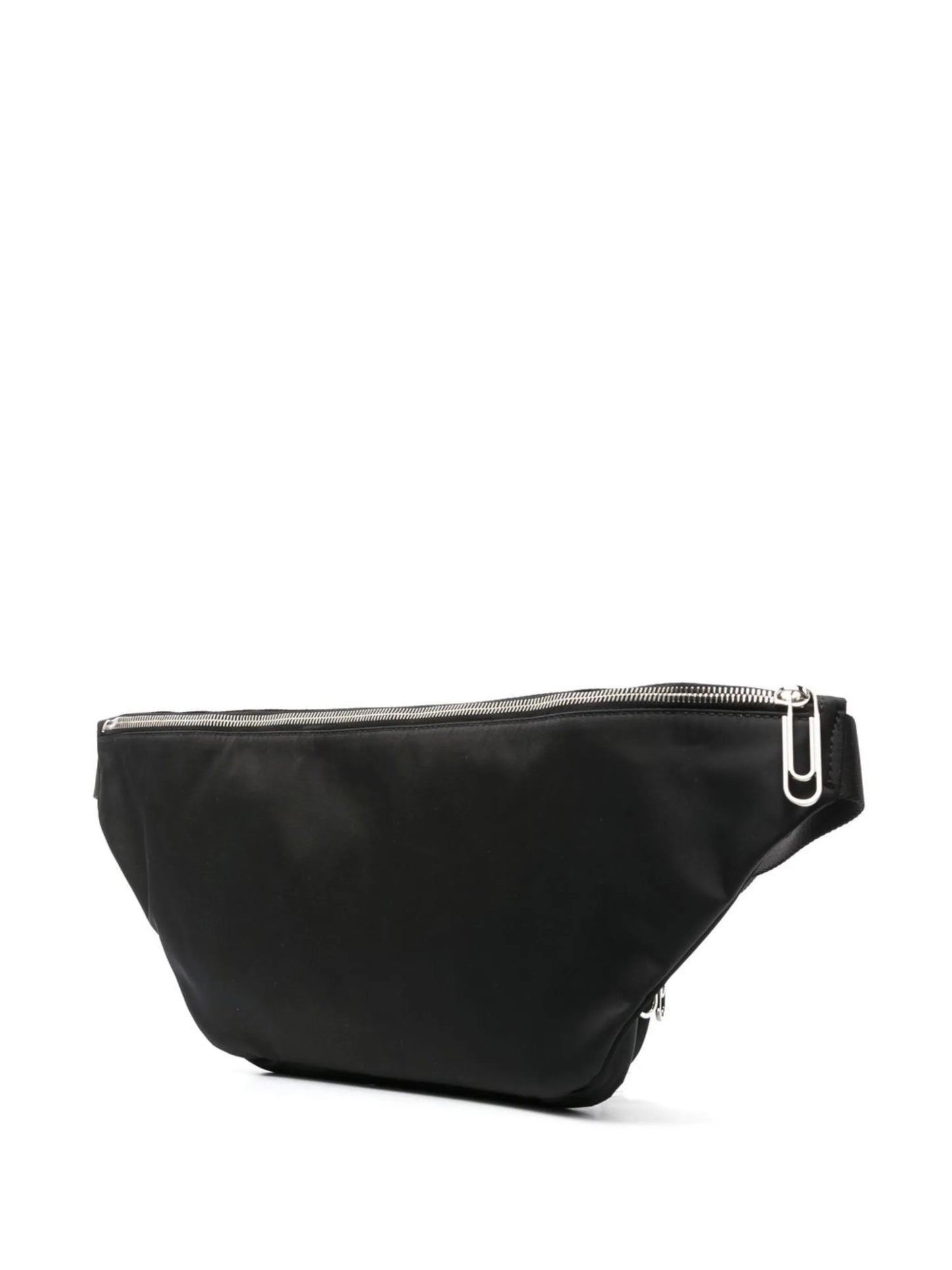 logo-print zipped belt bag