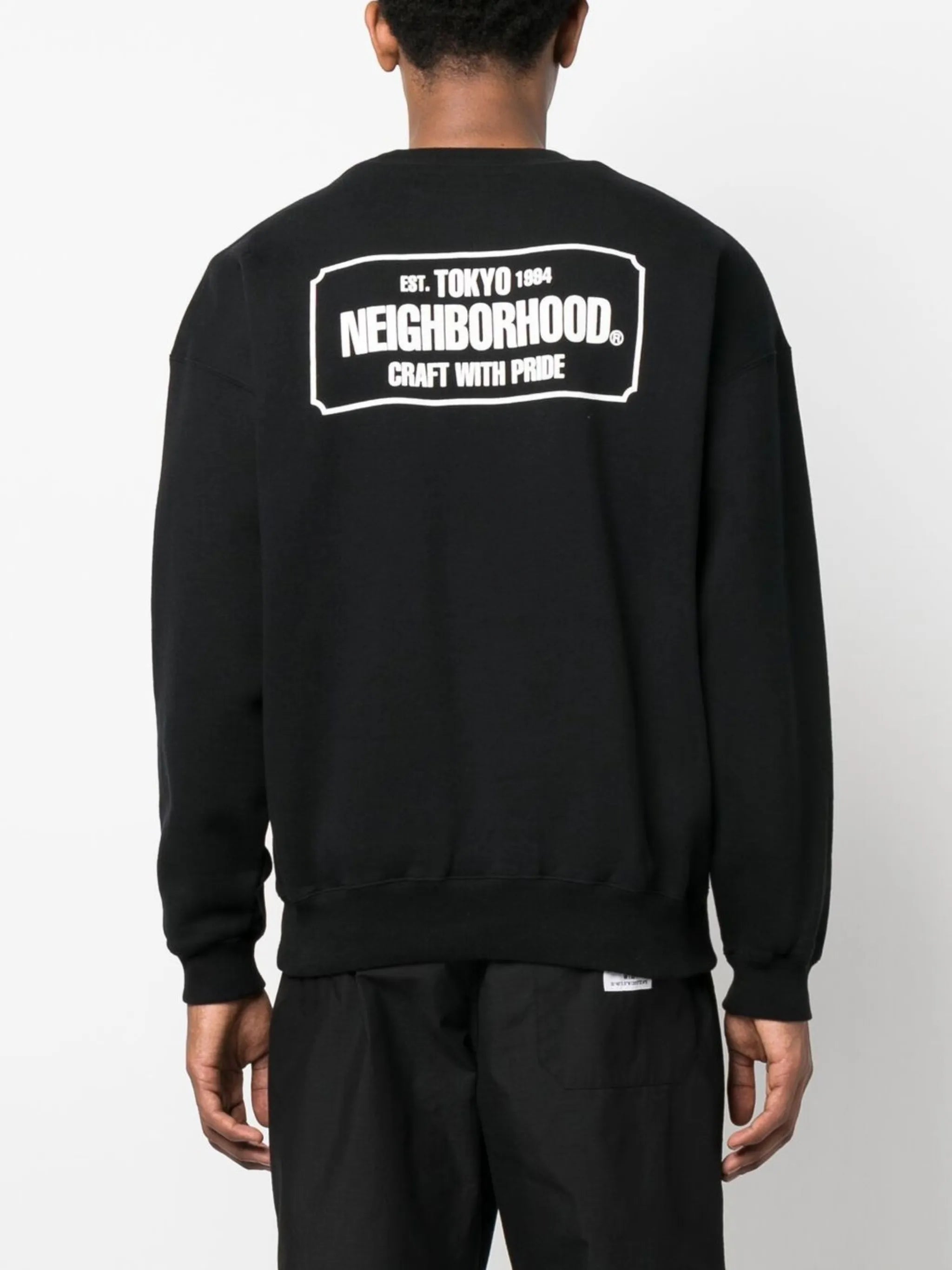 logo-print cotton sweatshirt
