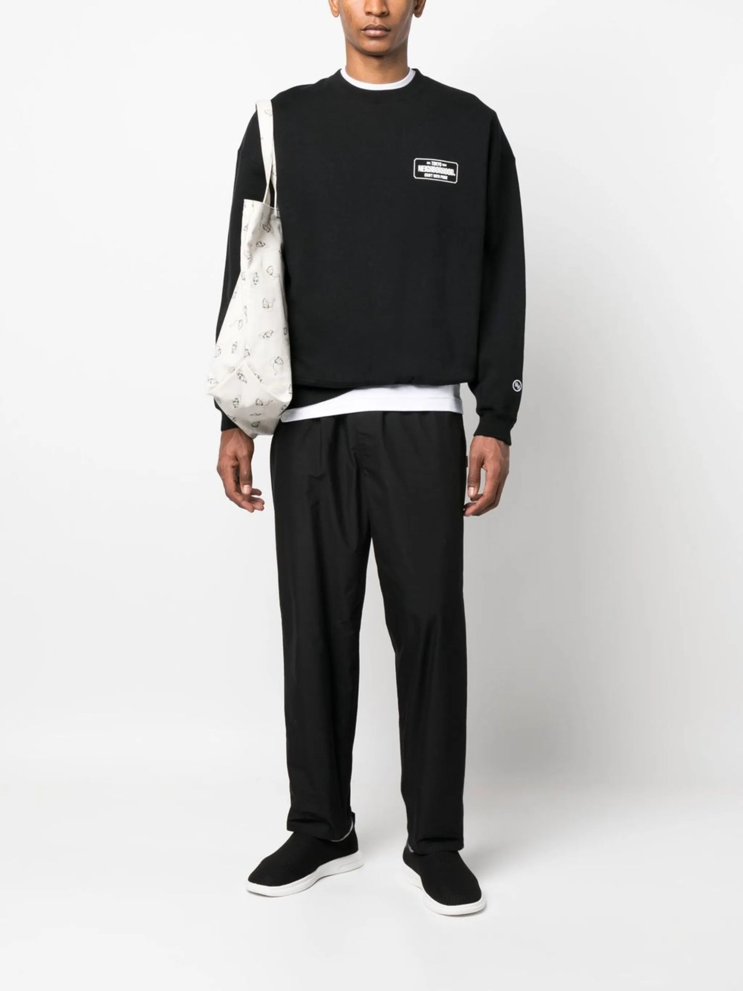 logo-print cotton sweatshirt