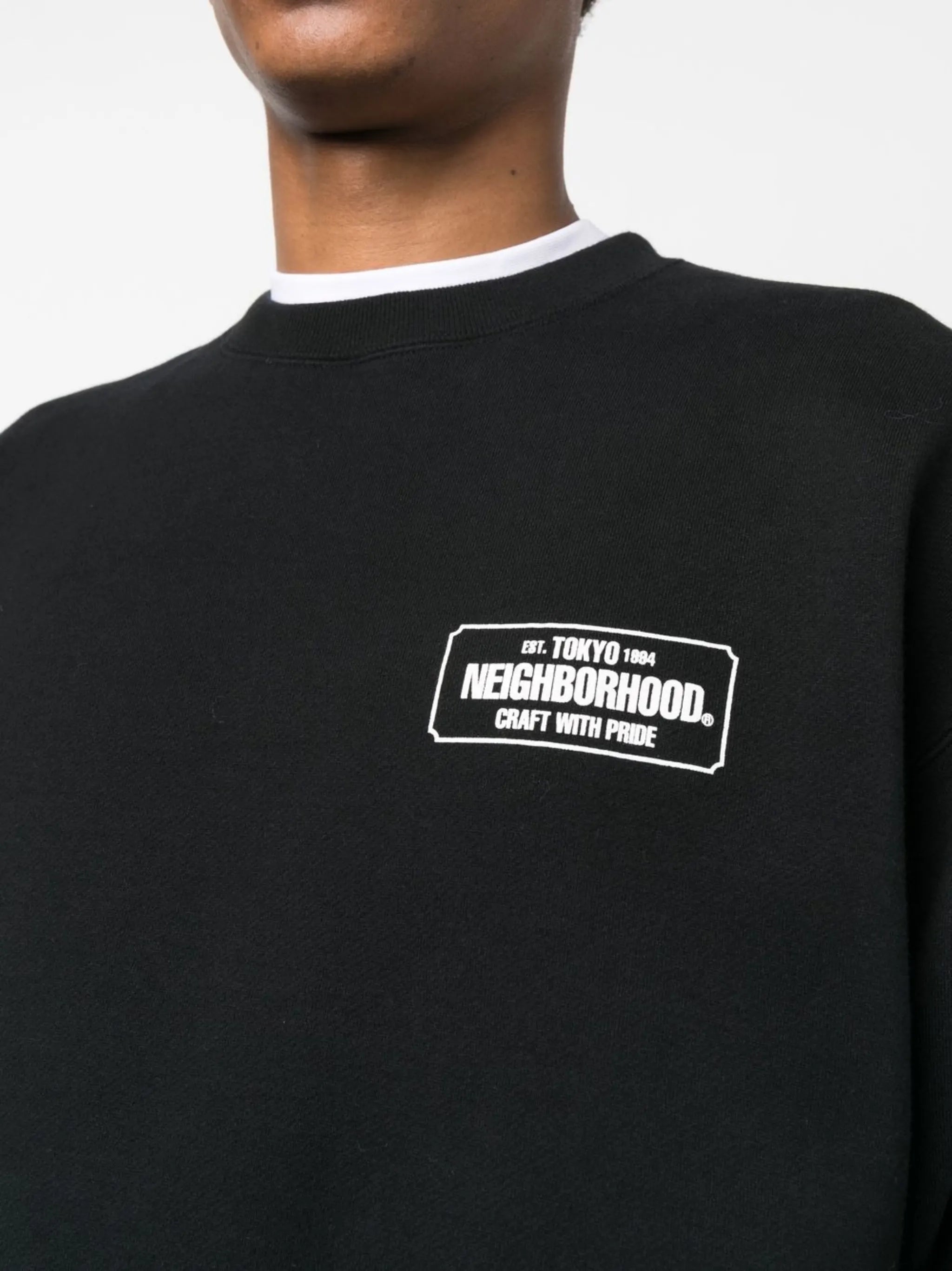 logo-print cotton sweatshirt
