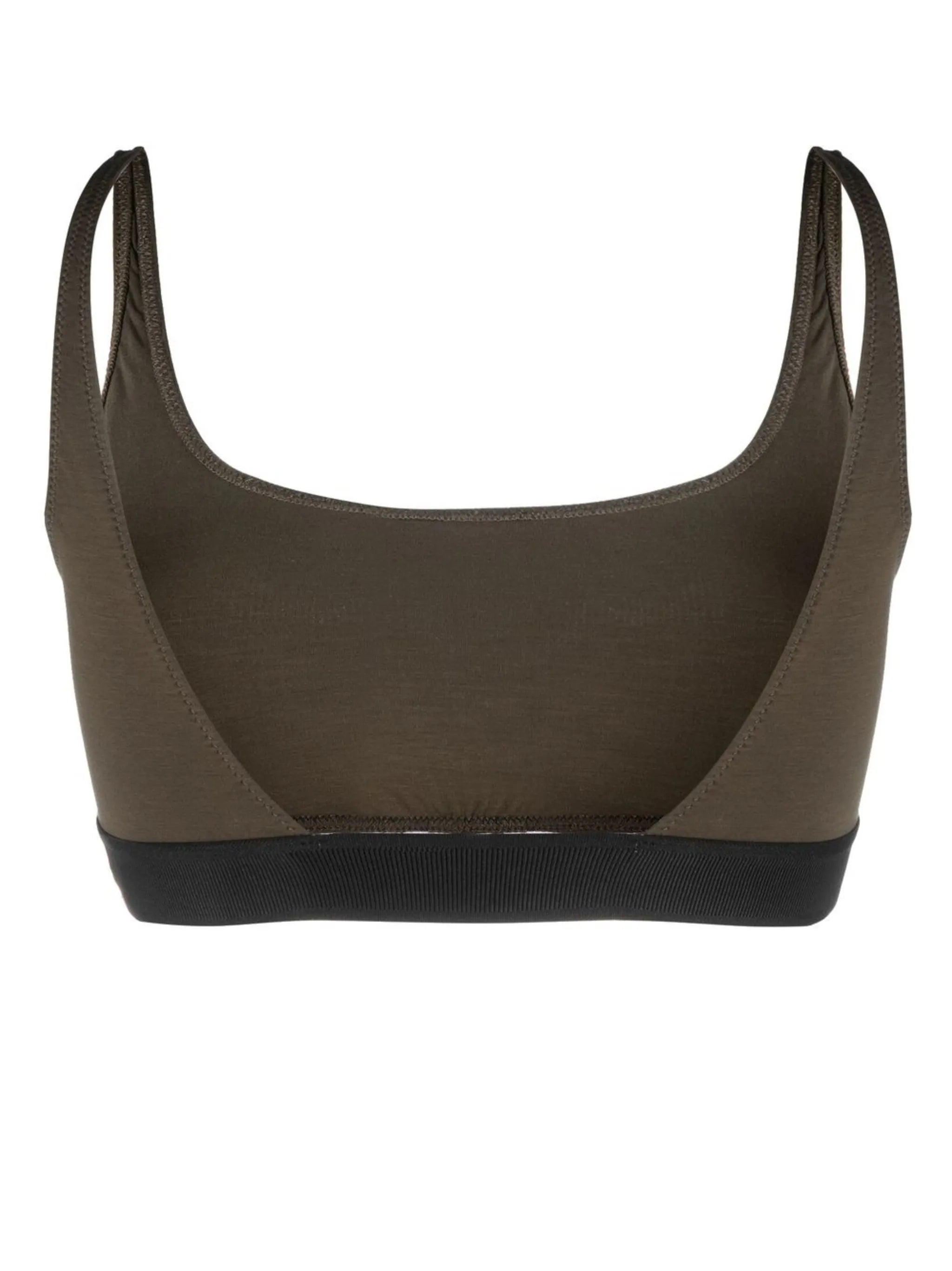 logo-trim stretch bralette