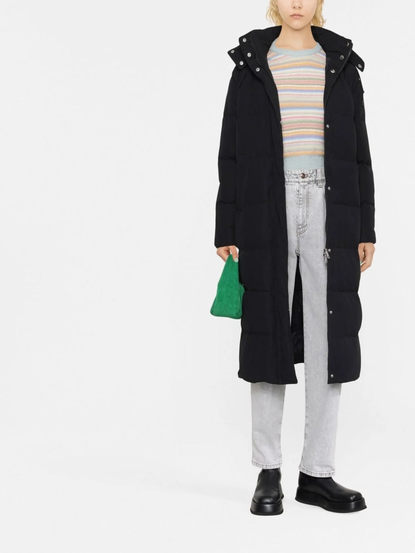 hooded puffer coat