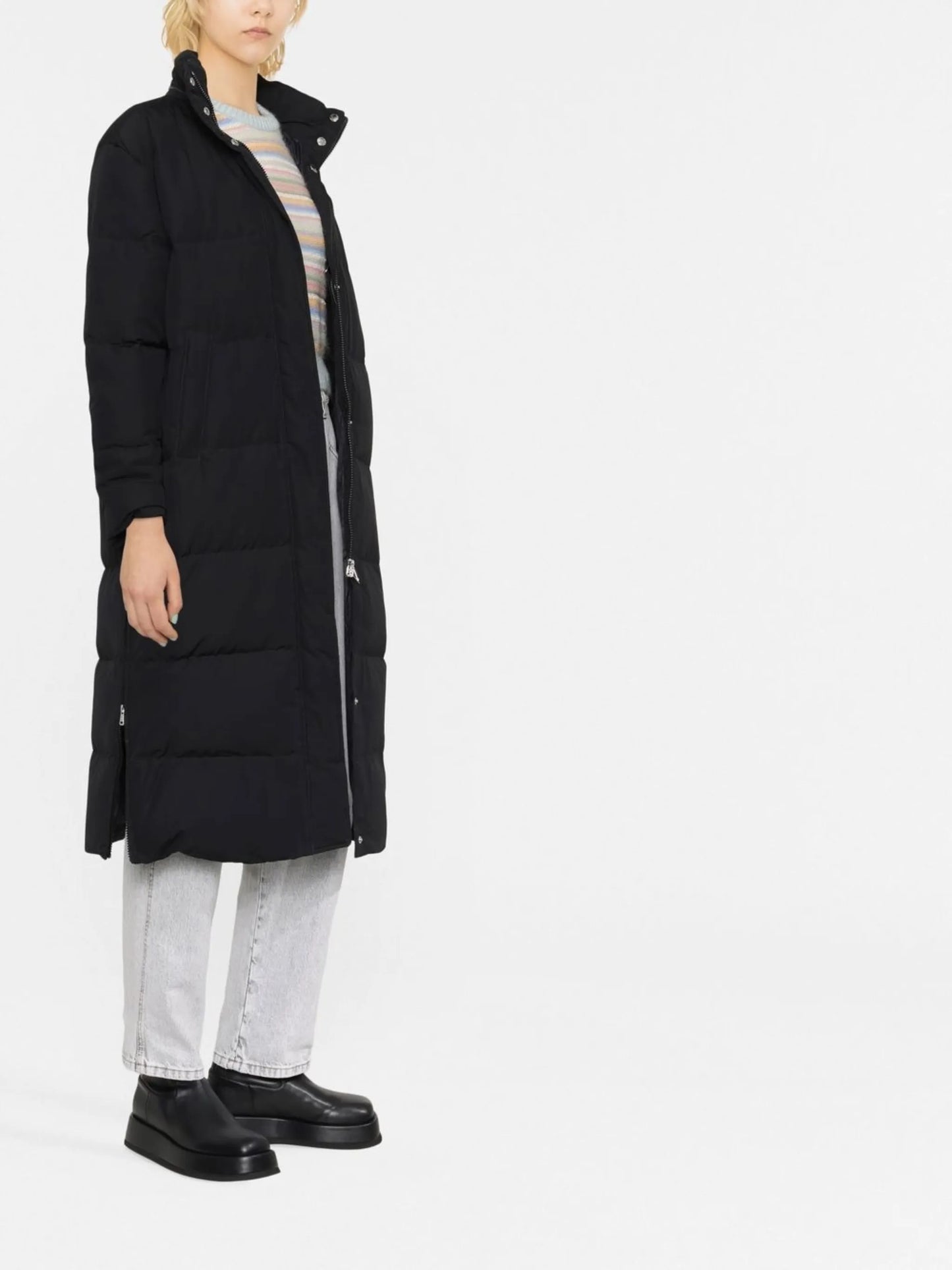 hooded puffer coat