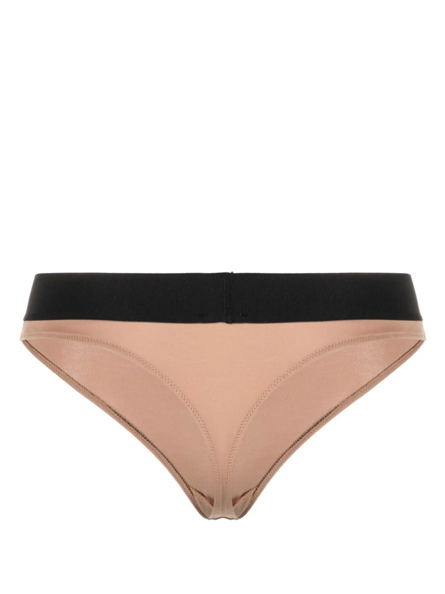 logo-waistband thong