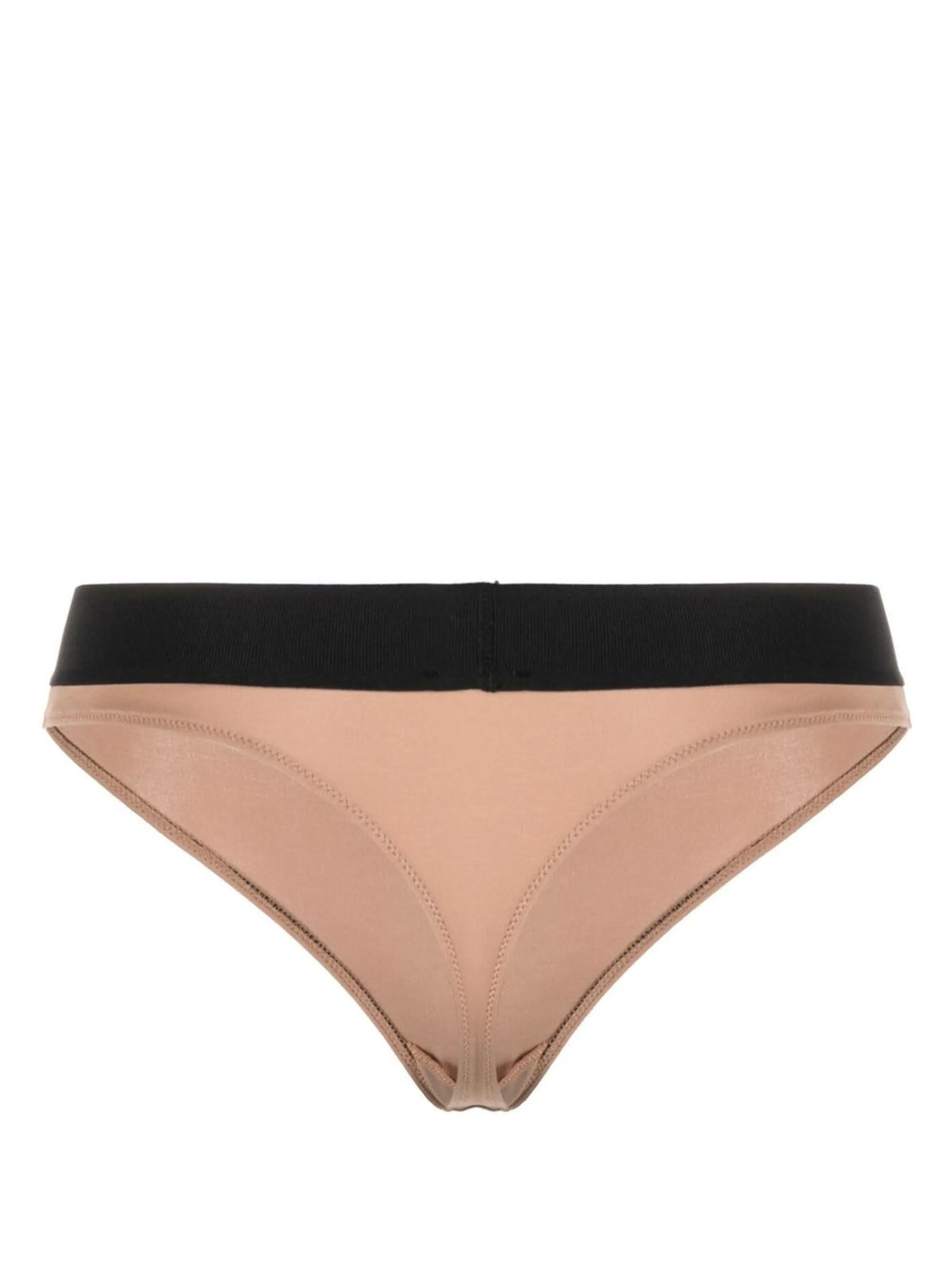 logo-waistband thong