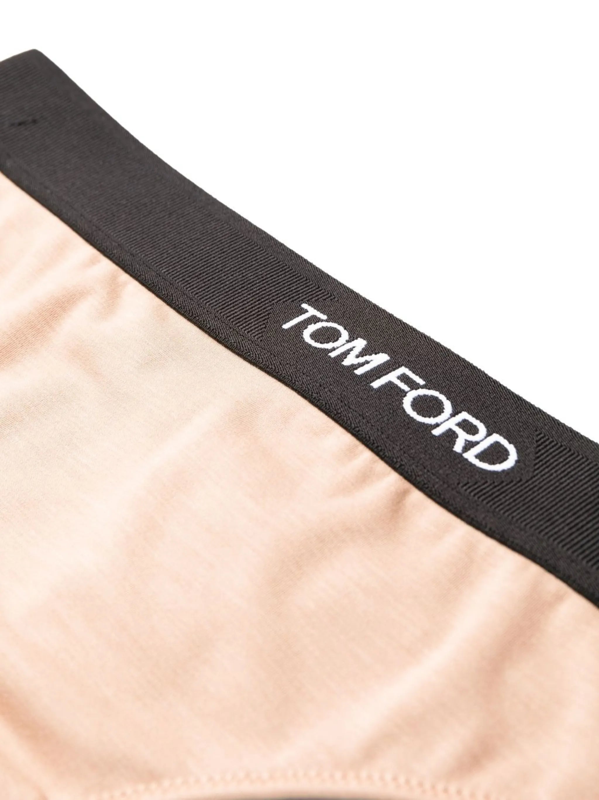 logo-waistband thong