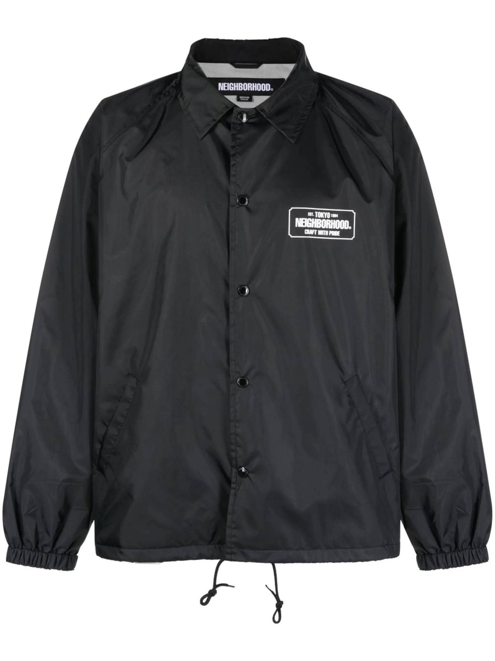 logo-print windbreaker jacket