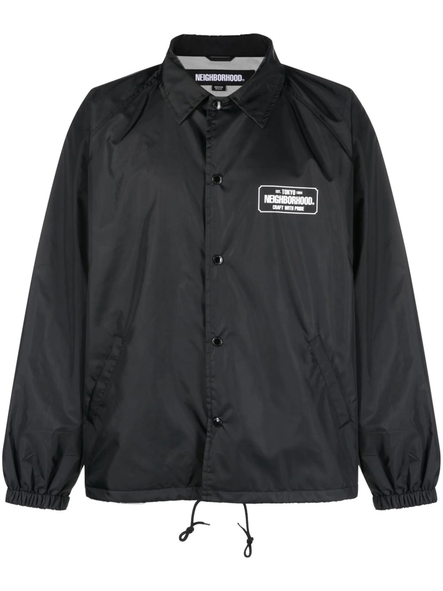 logo-print windbreaker jacket