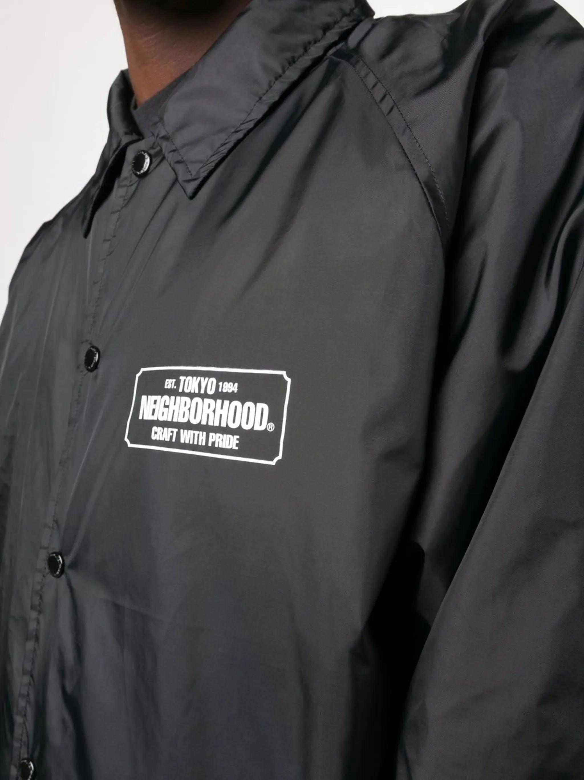 logo-print windbreaker jacket