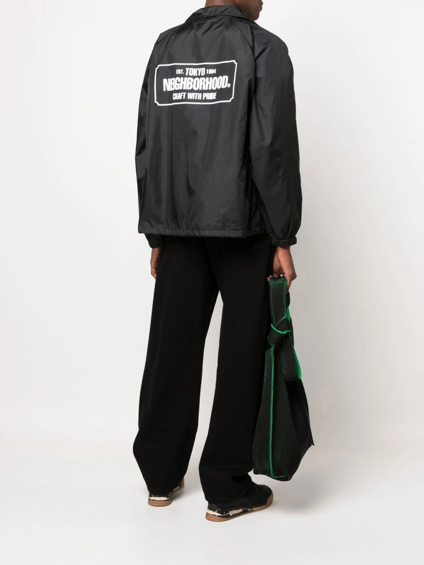 logo-print windbreaker jacket