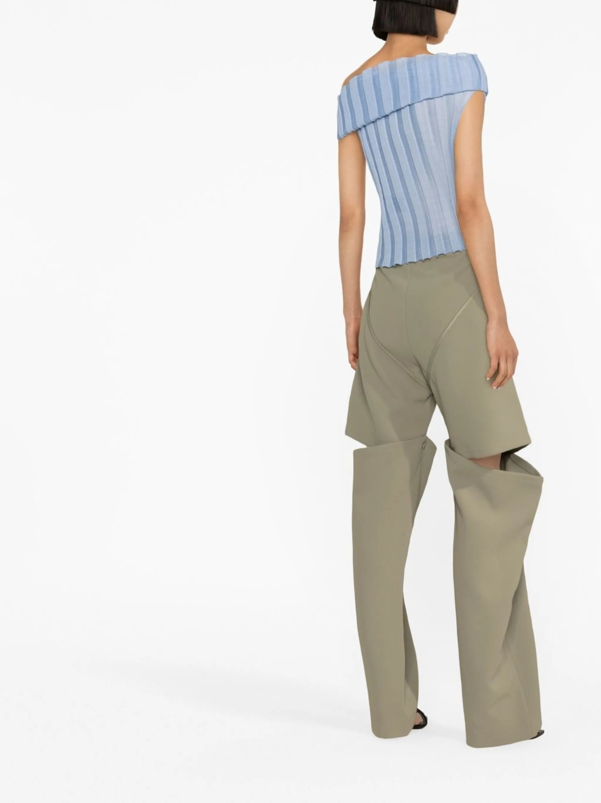Katrine off-shoulder knitted top