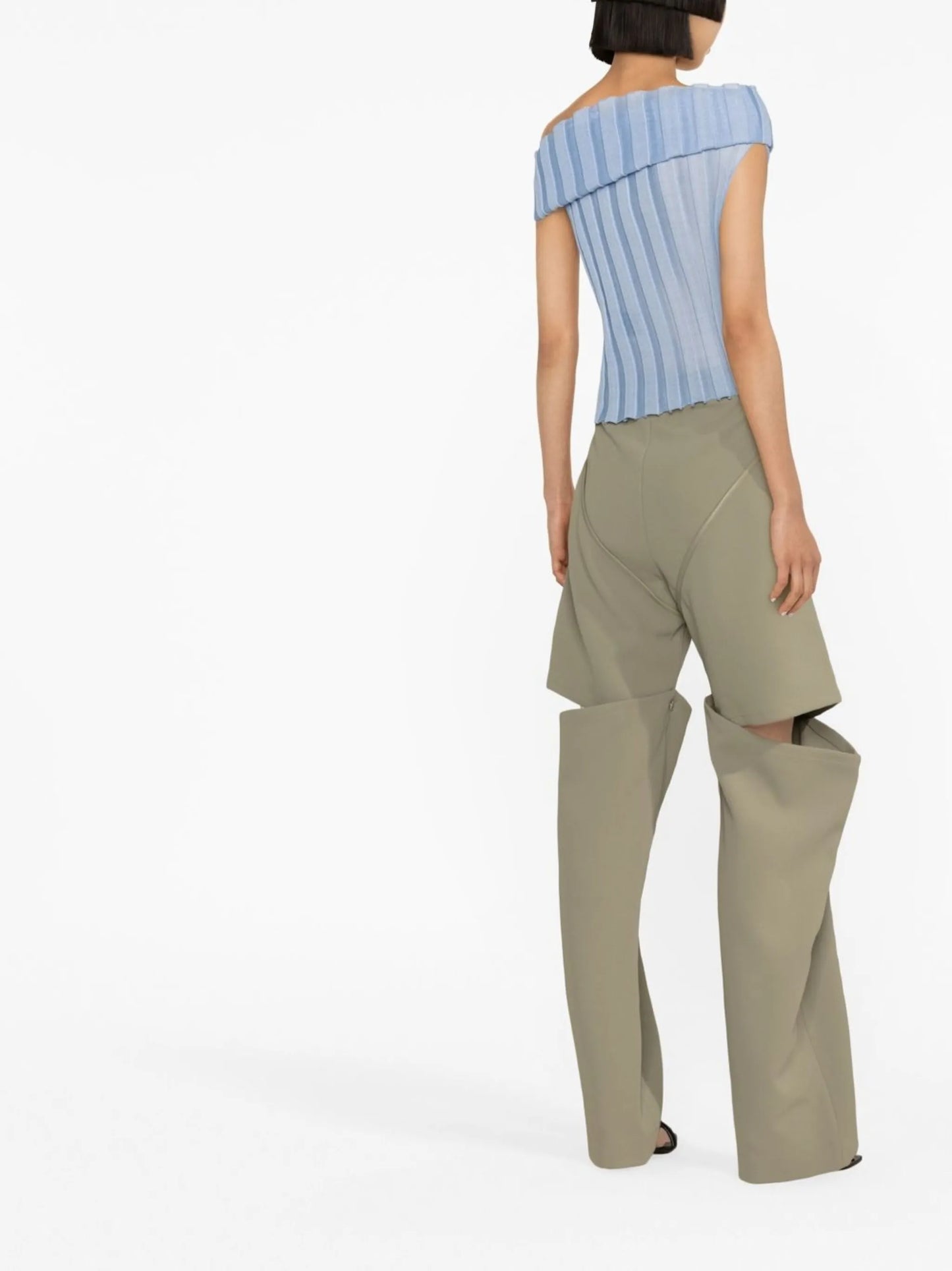 Katrine off-shoulder knitted top