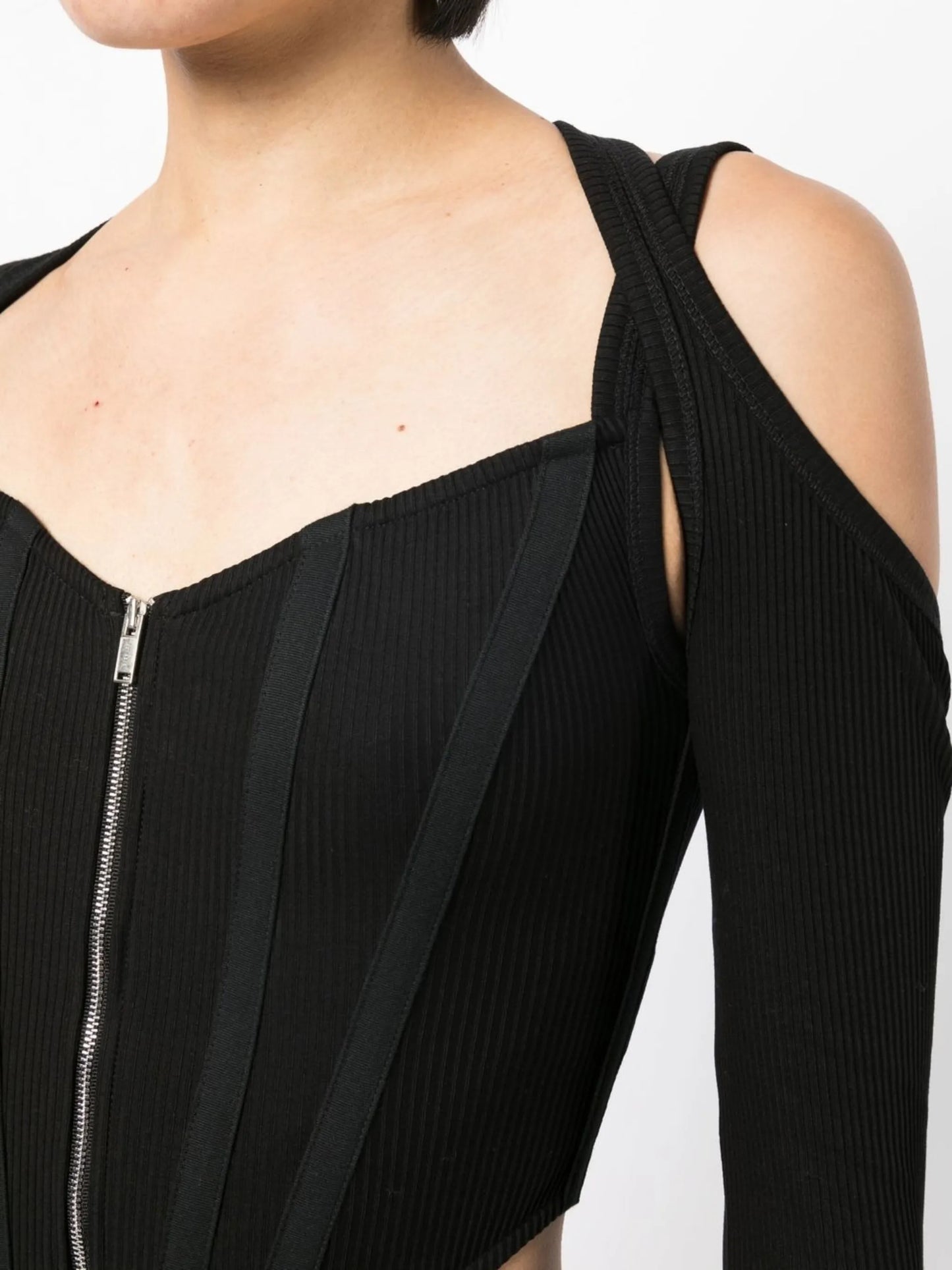 shift-loop corset top
