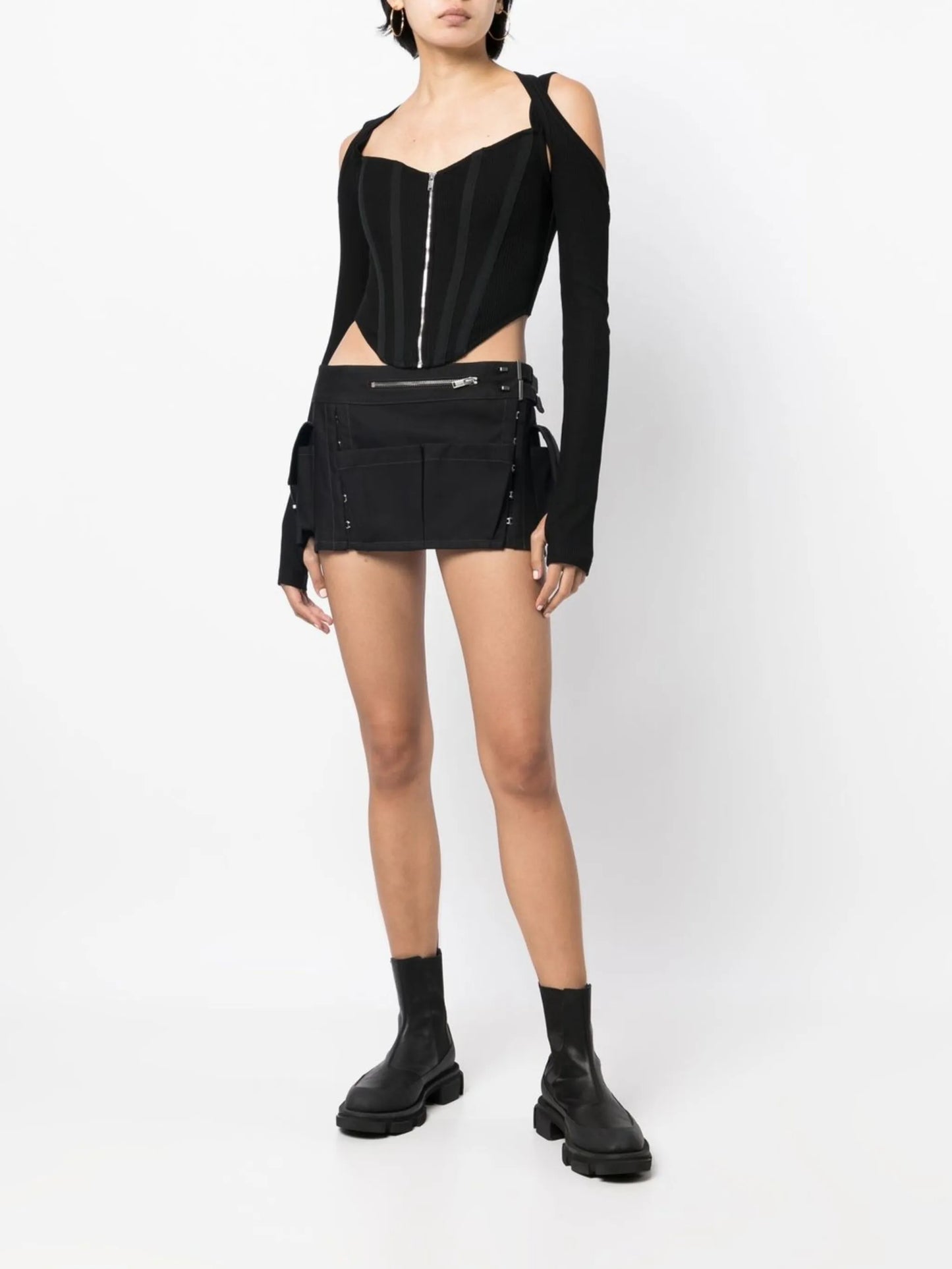 shift-loop corset top