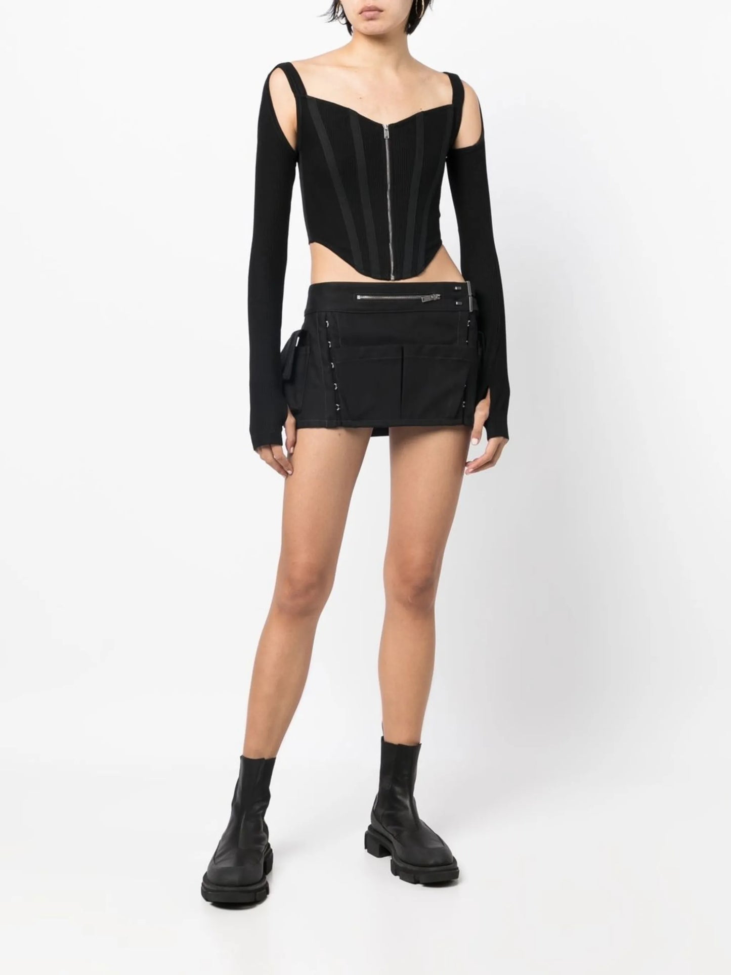 shift-loop corset top