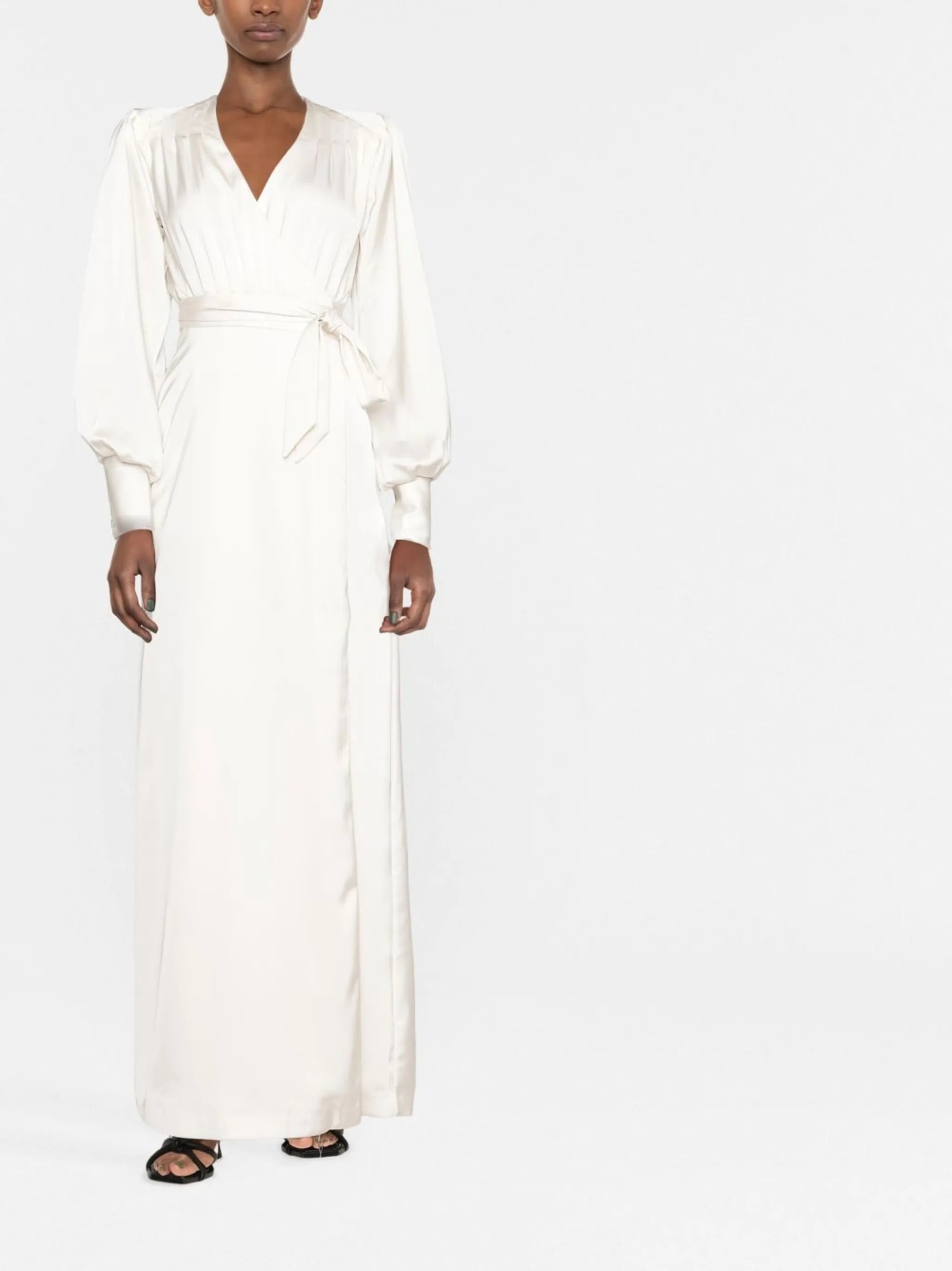 Ria wrap maxi dress