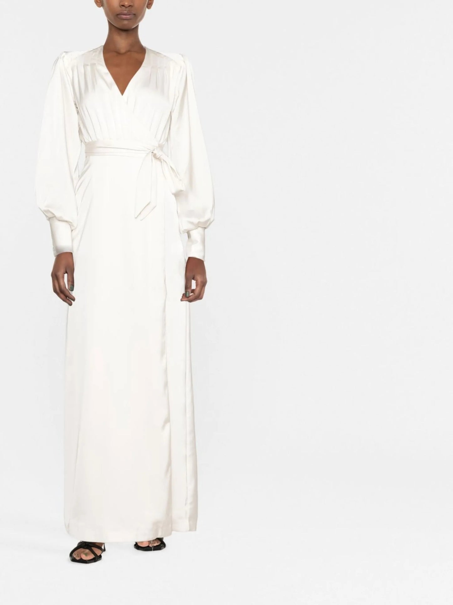 Ria wrap maxi dress