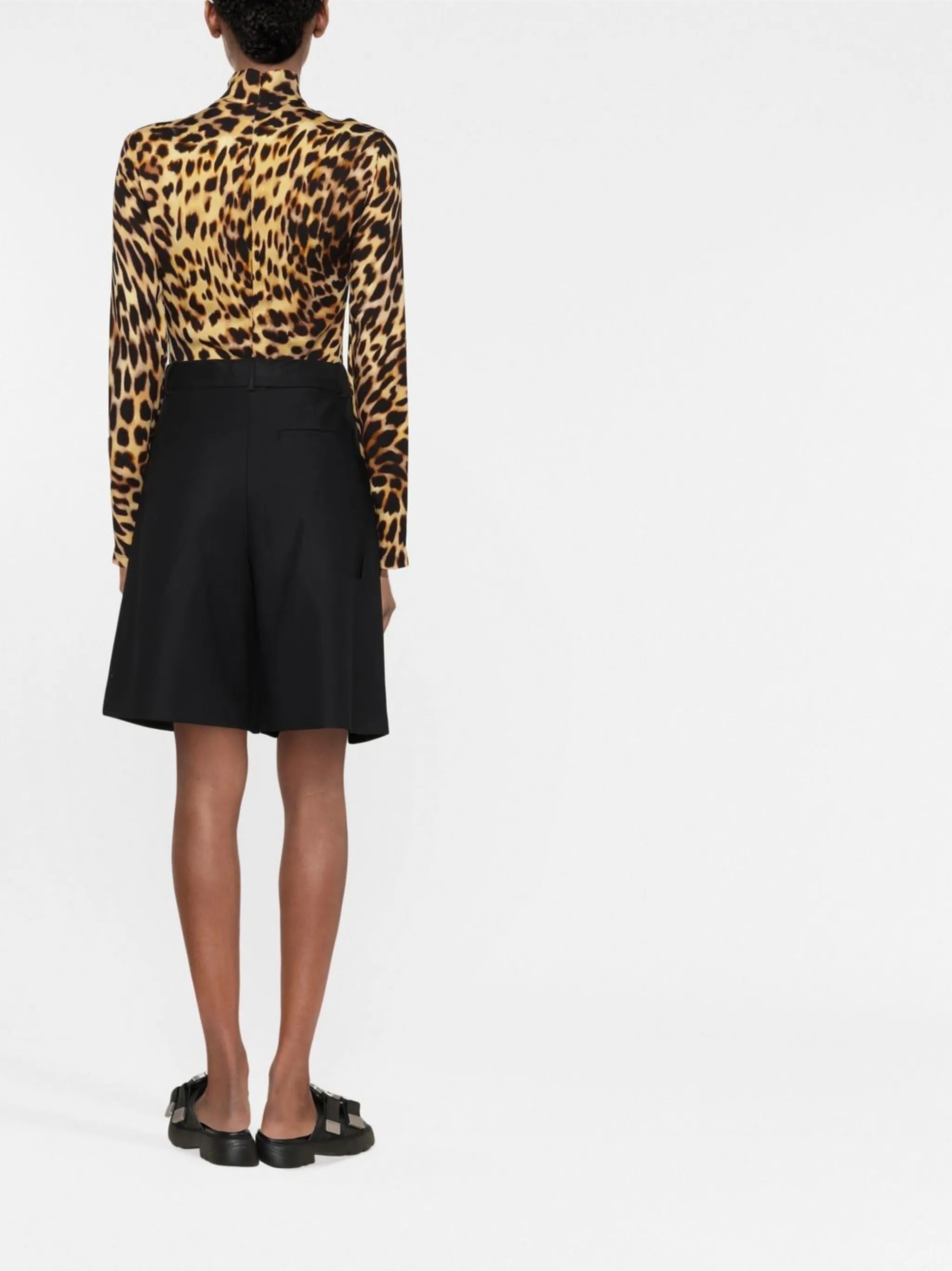 leopard-print bodysuit