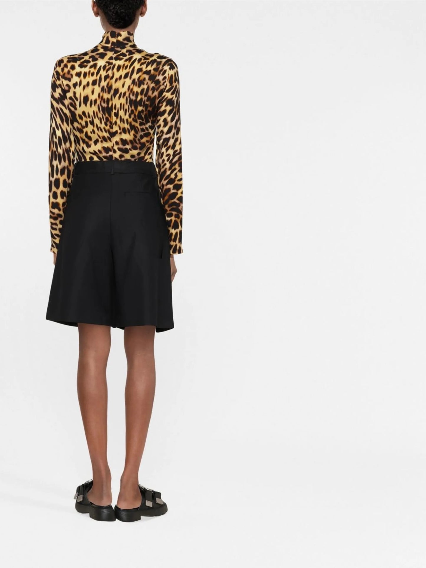leopard-print bodysuit