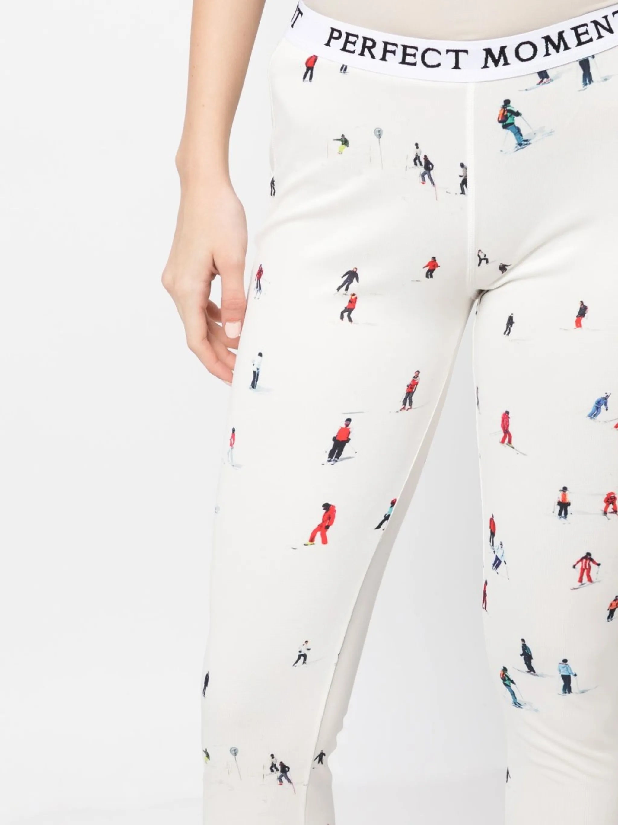 graphic-print thermal leggings