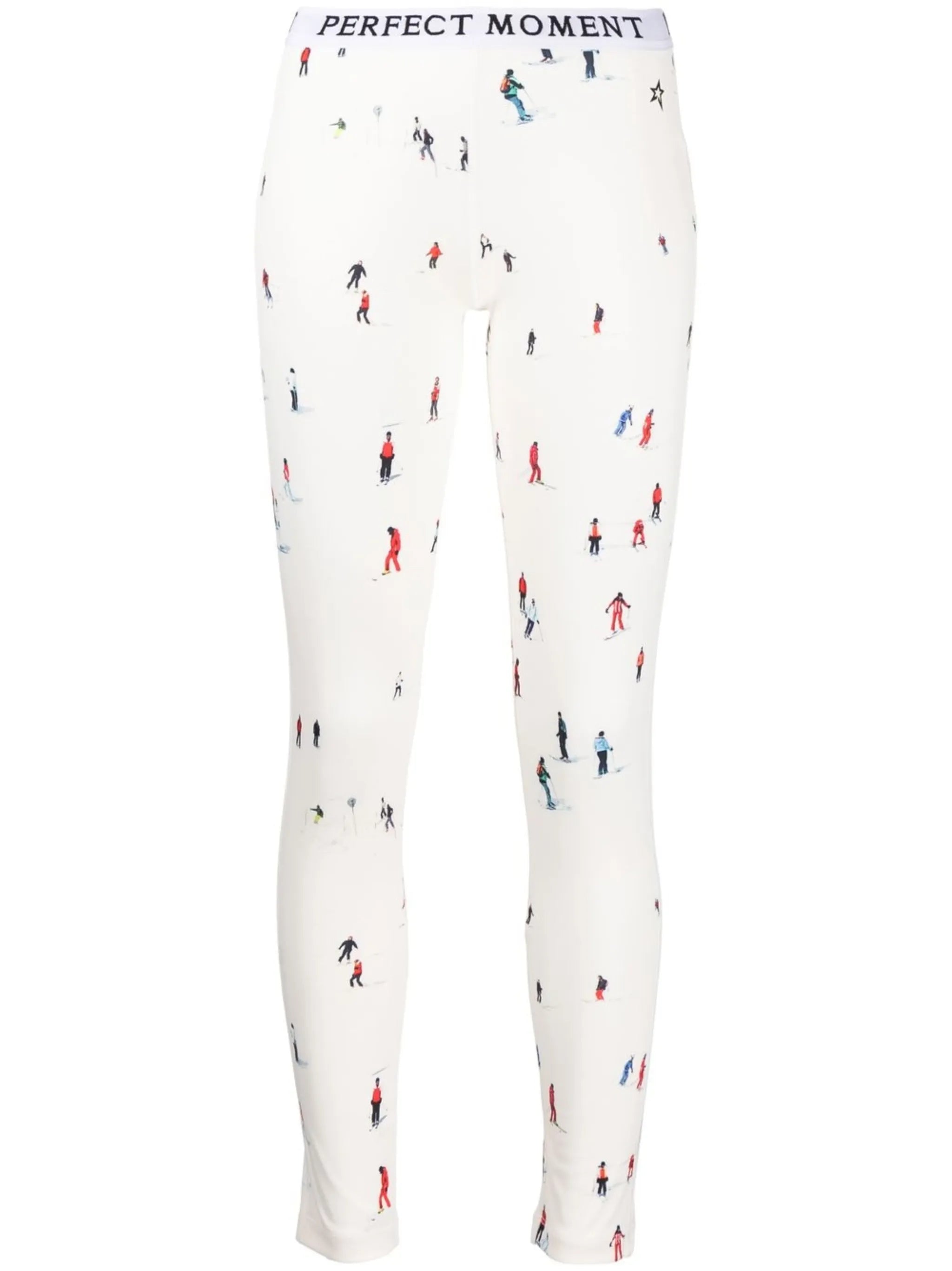 graphic-print thermal leggings