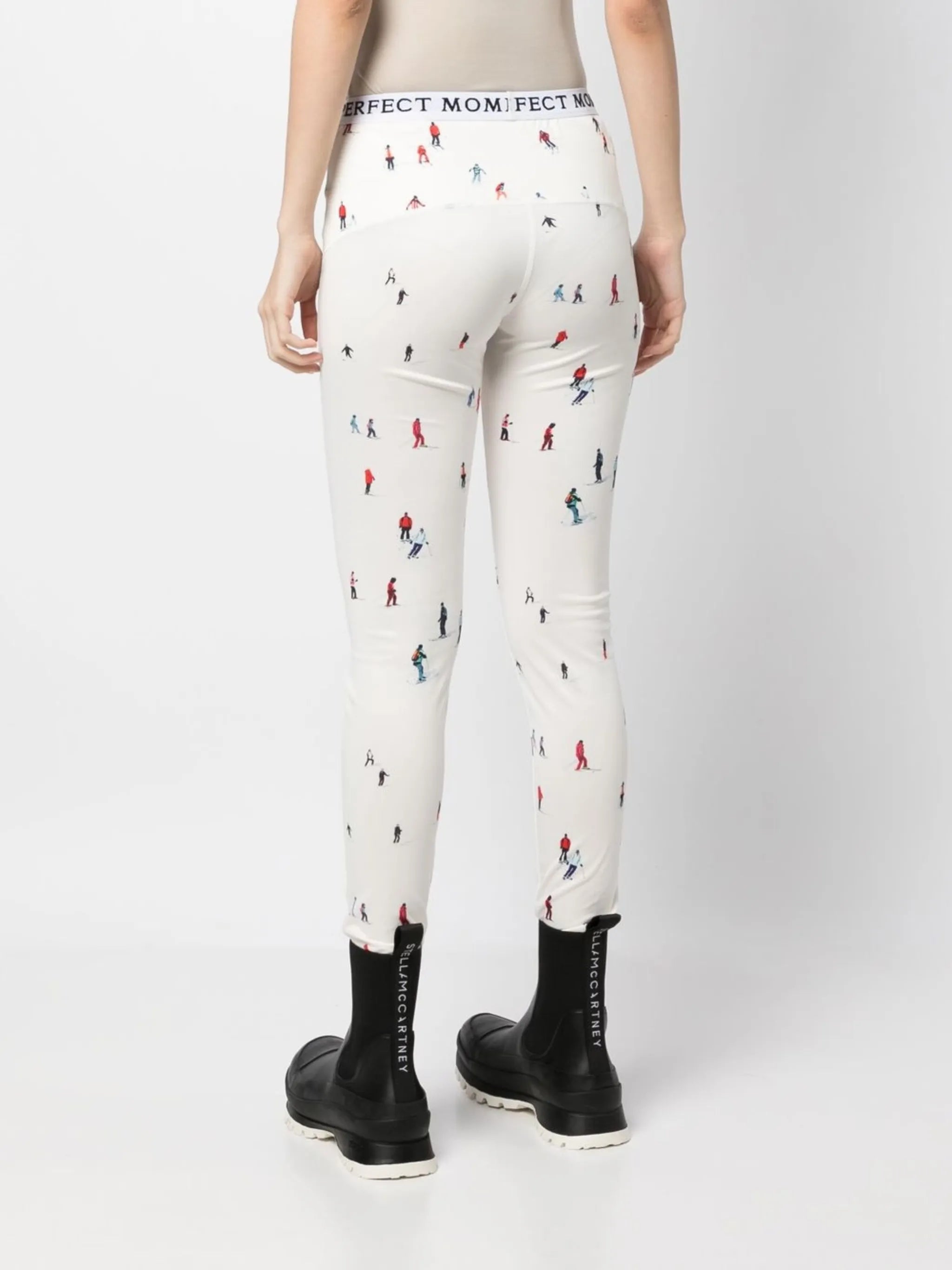 graphic-print thermal leggings