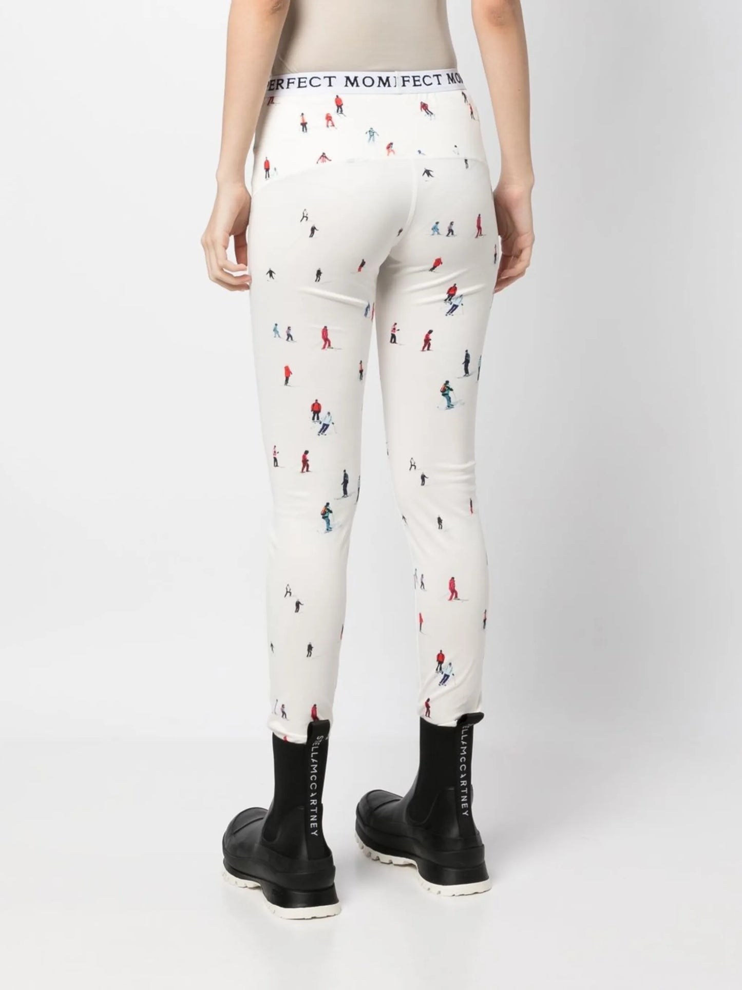graphic-print thermal leggings
