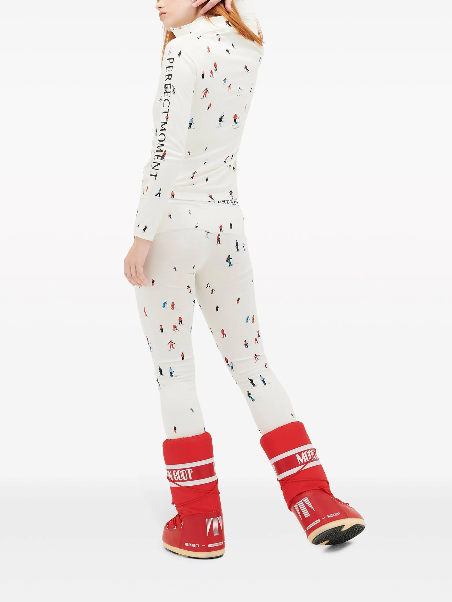 graphic-print thermal top