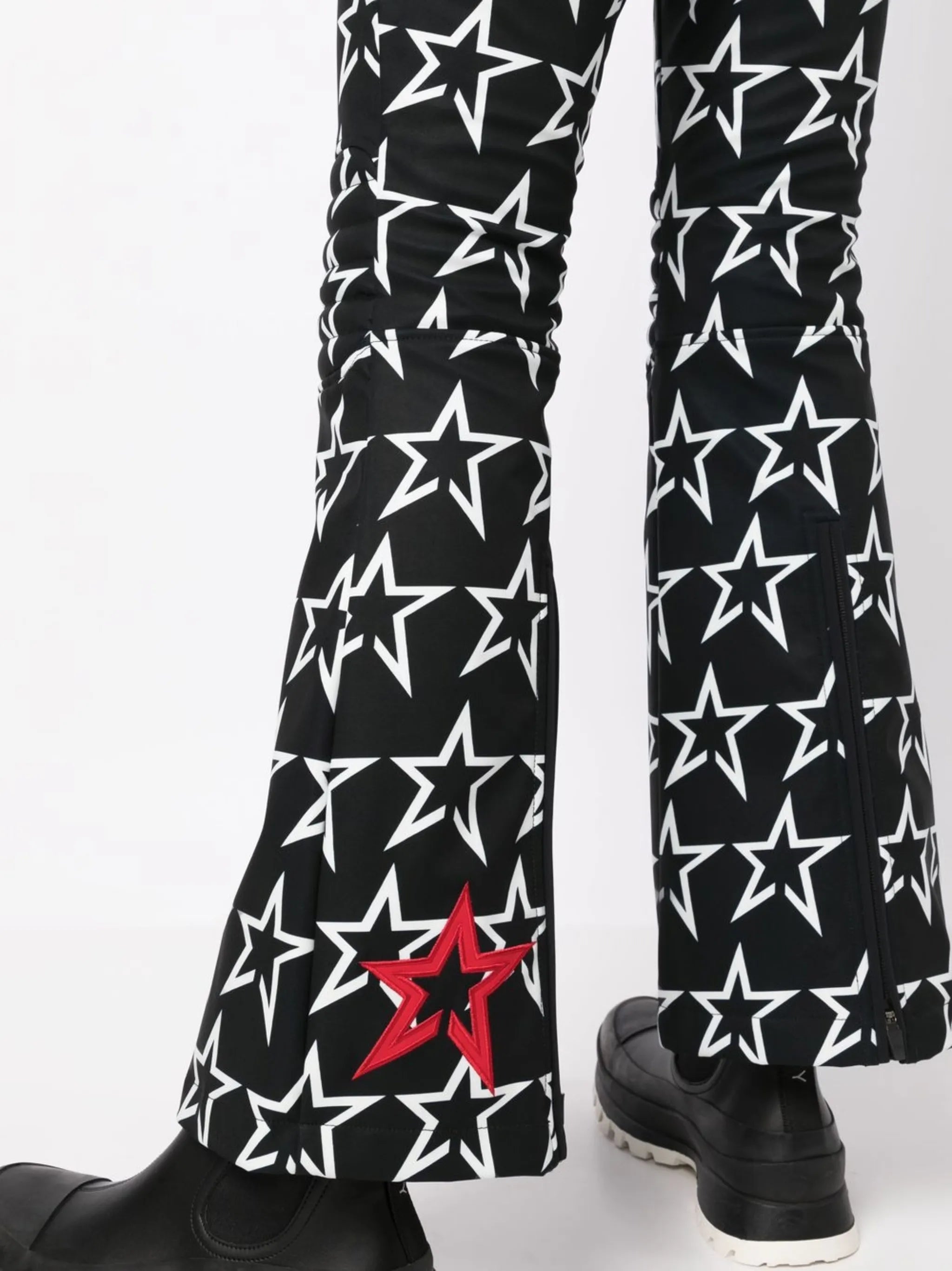 Aurora star-print flared trousers