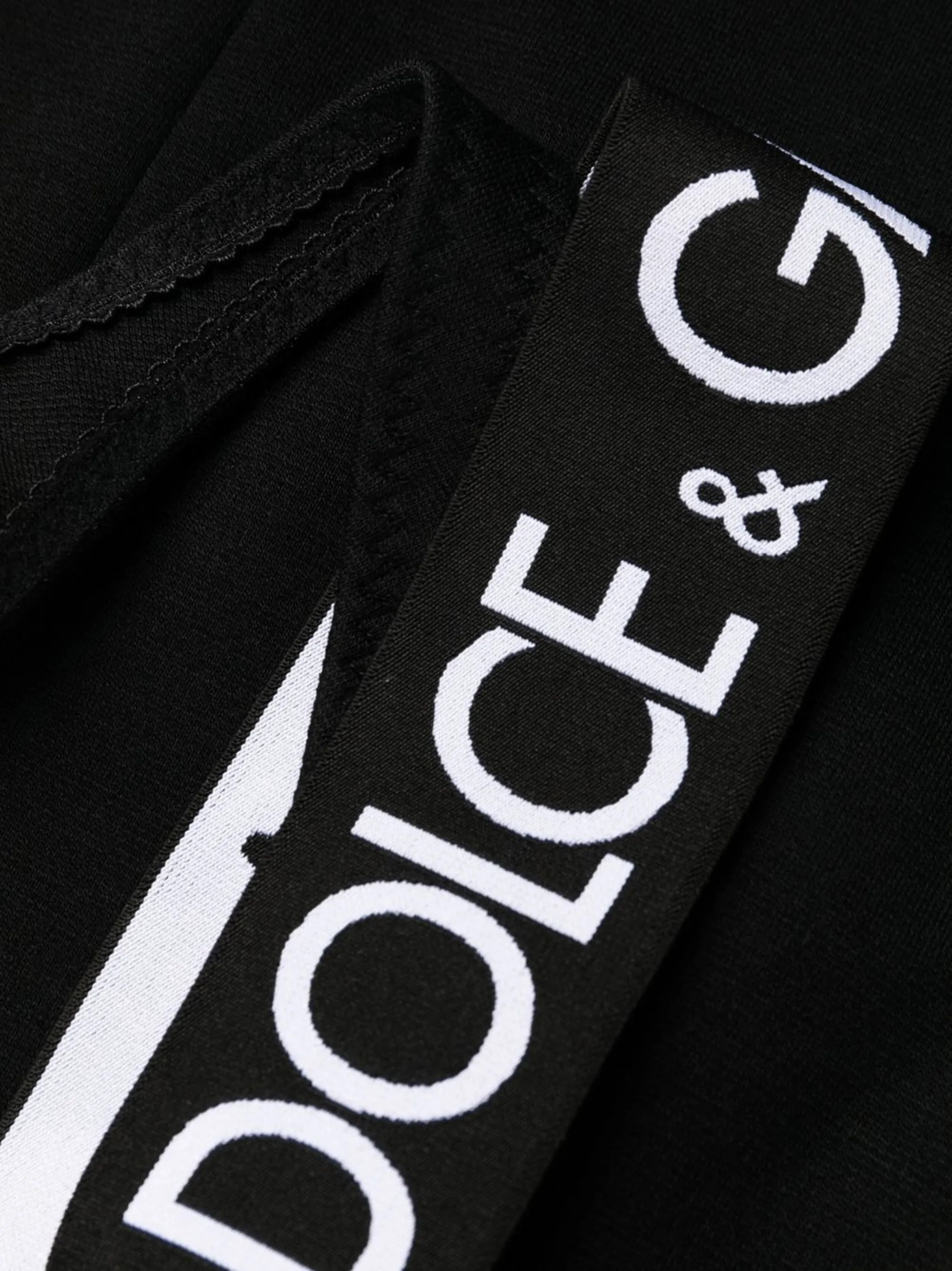 logo-strap detail mini dress