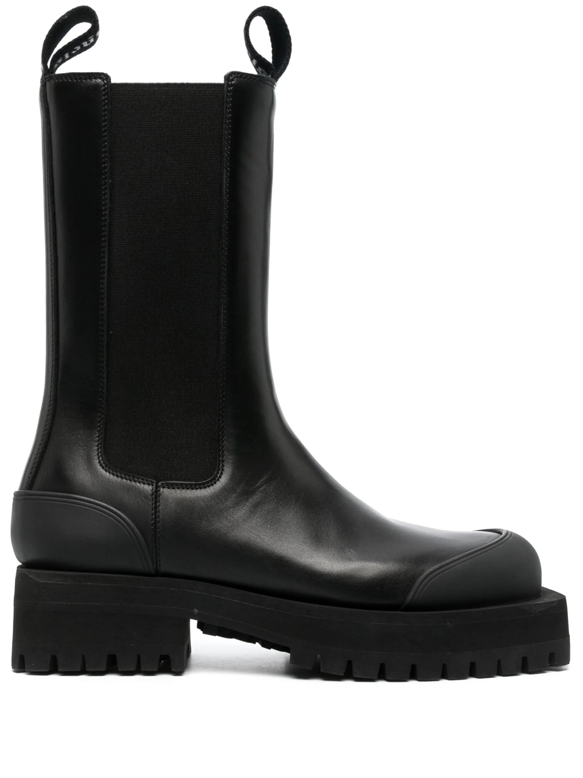 square-toe Chelsea boots