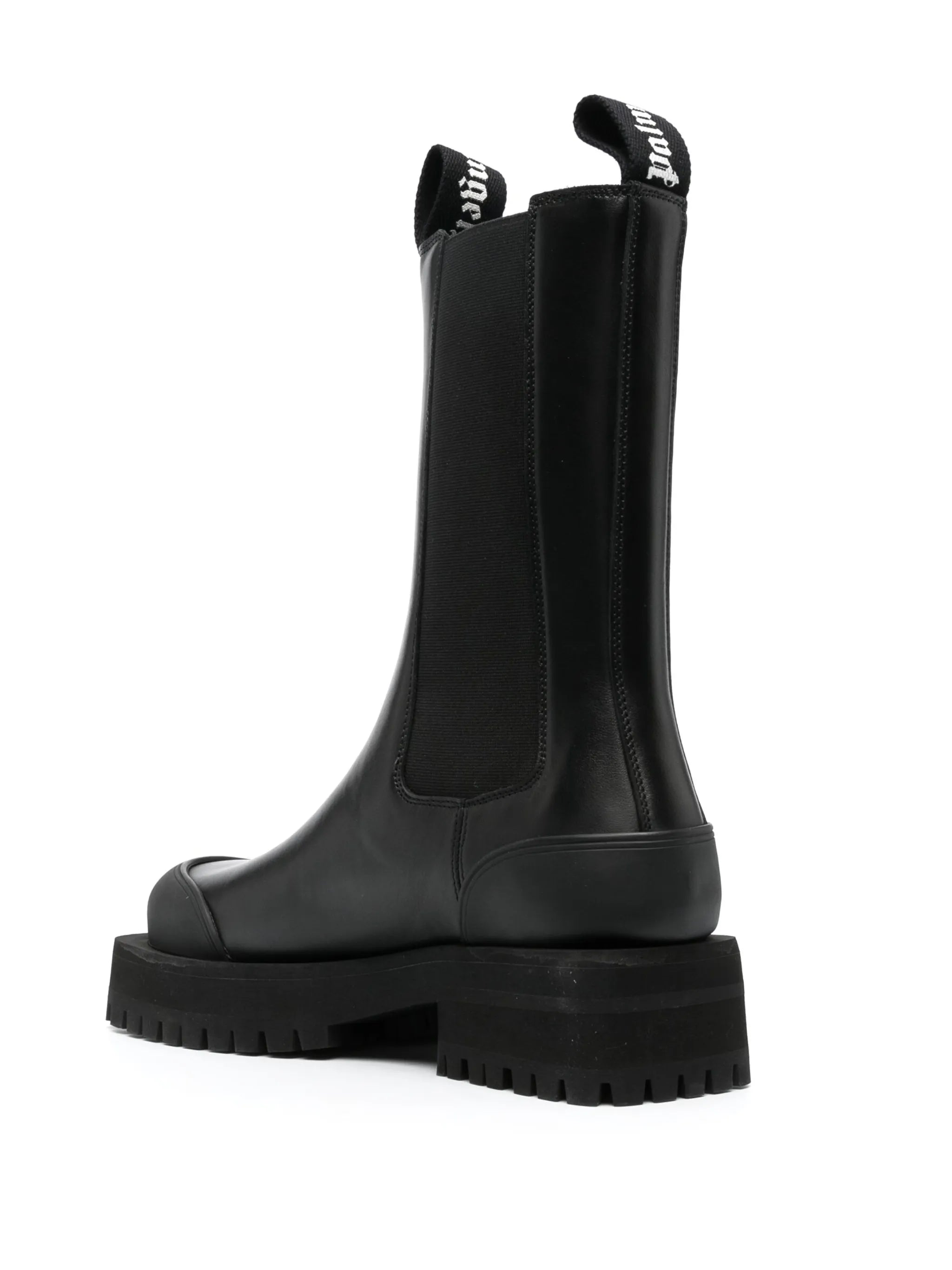 square-toe Chelsea boots