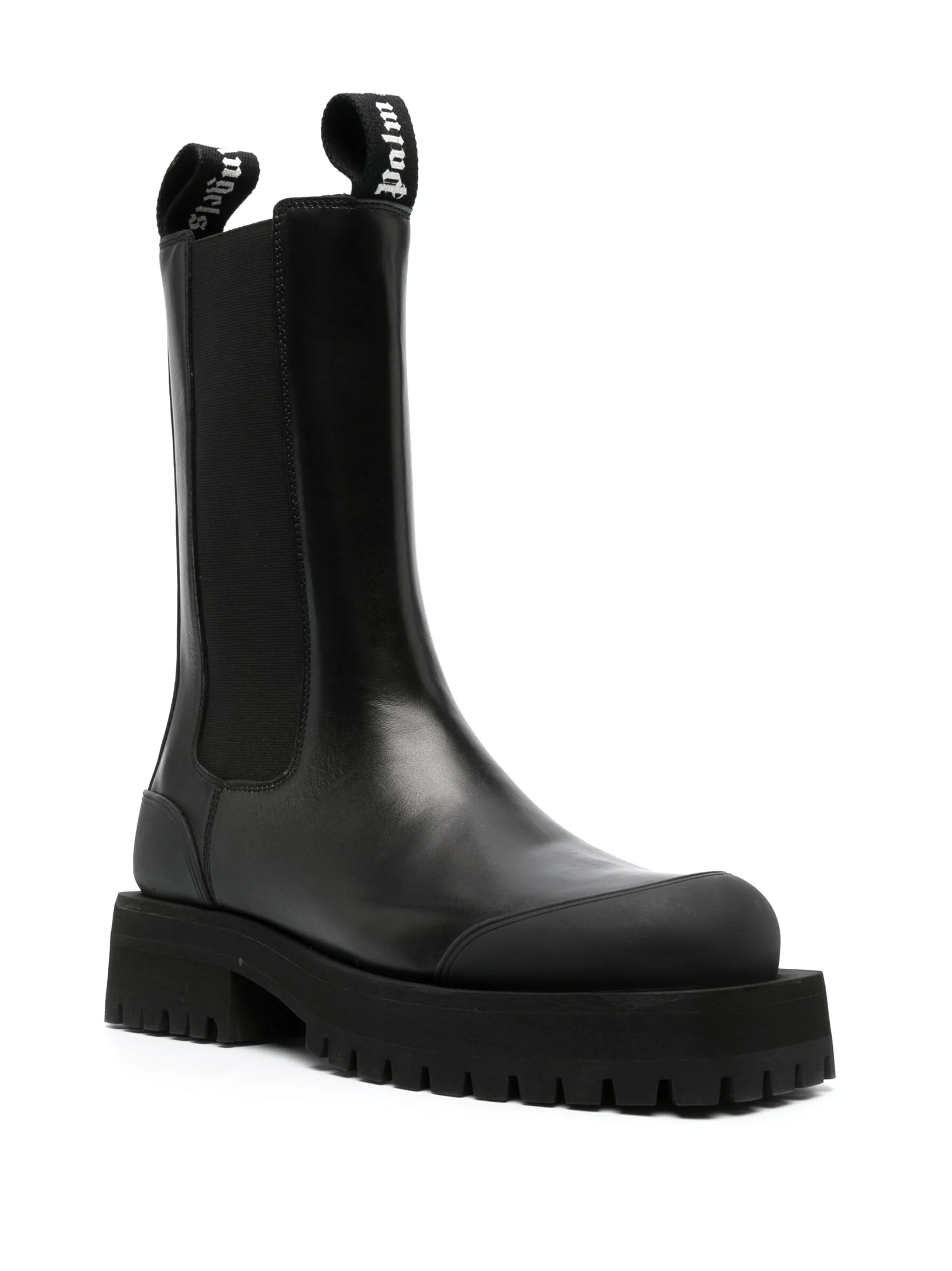 square-toe Chelsea boots