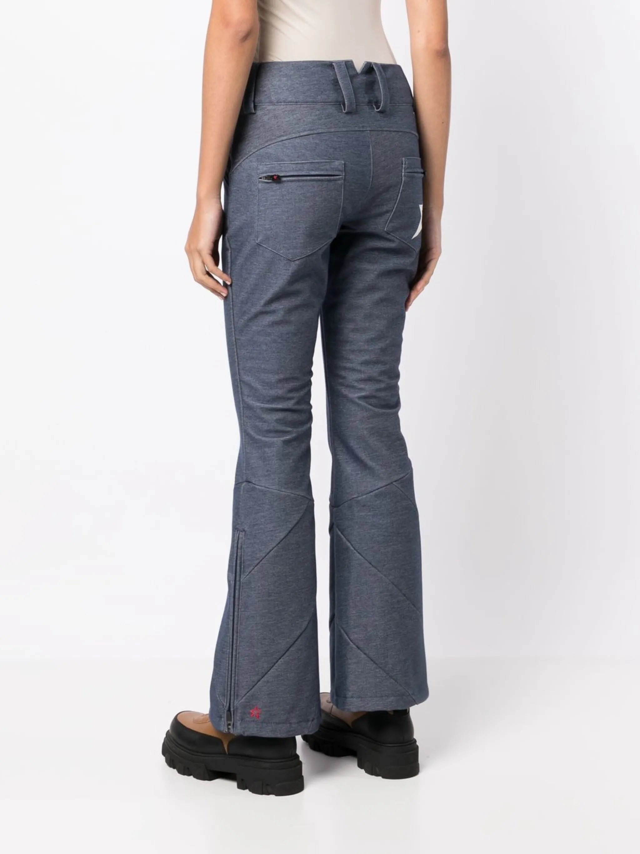 Arctic fleece-lined flared trousers