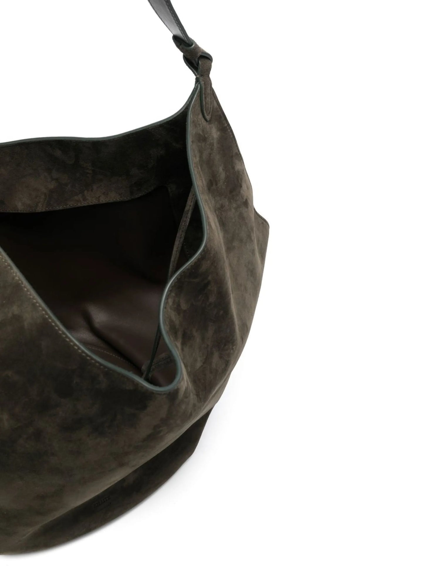 medium Lotus suede tote bag