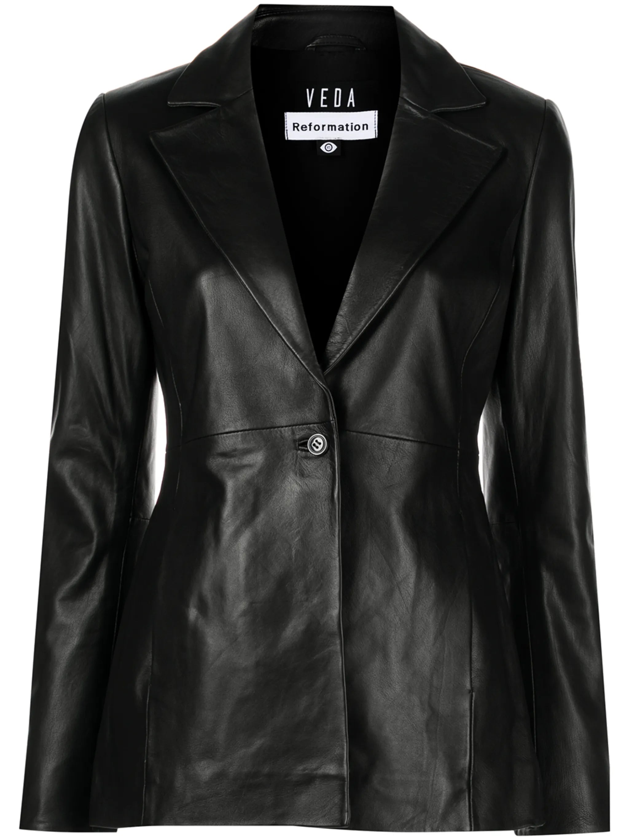 Veda Bowery leather blazer
