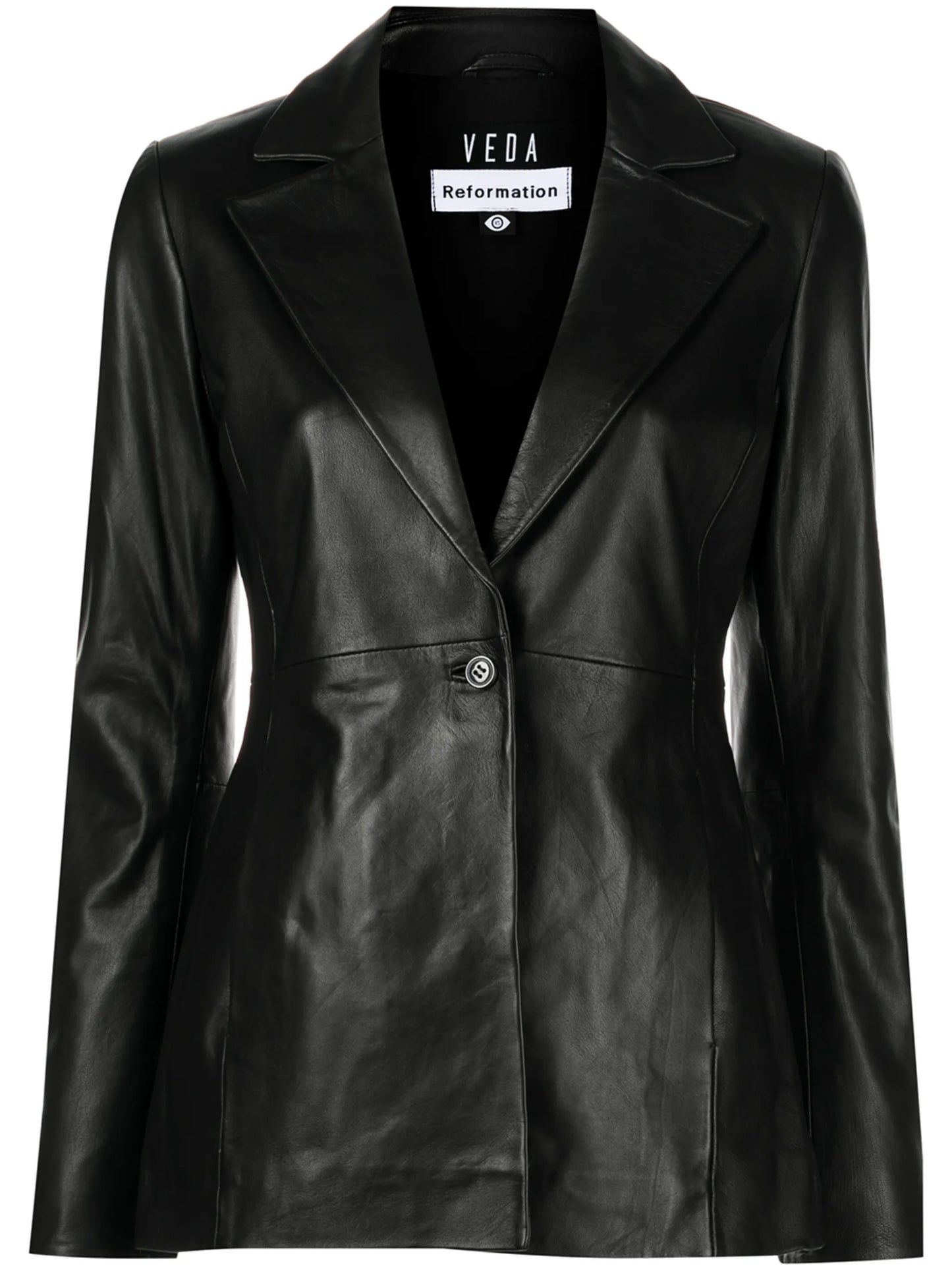 Veda Bowery leather blazer