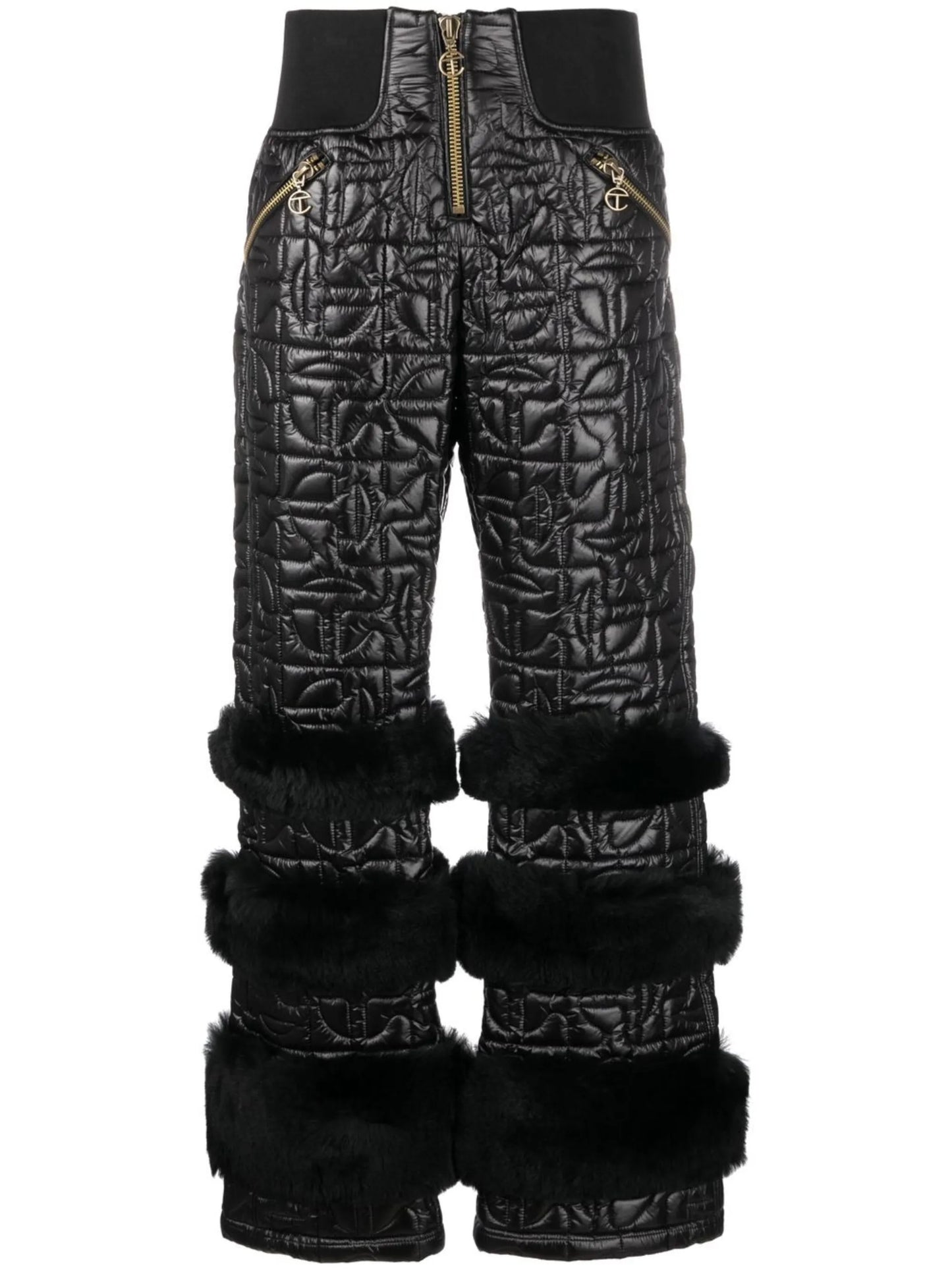 x Telfar quilted shearling trousers