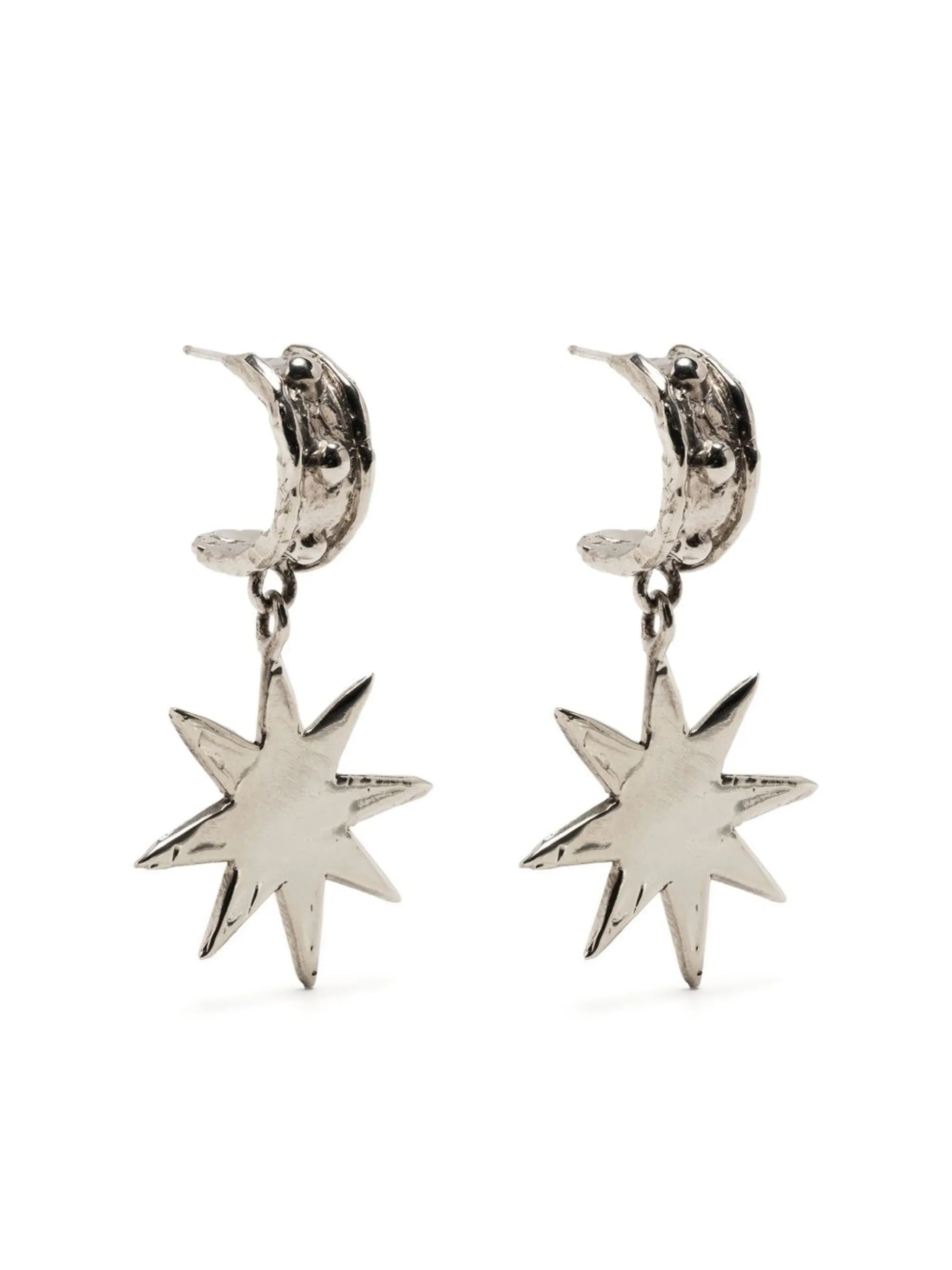 Big Star half-hoop earrings