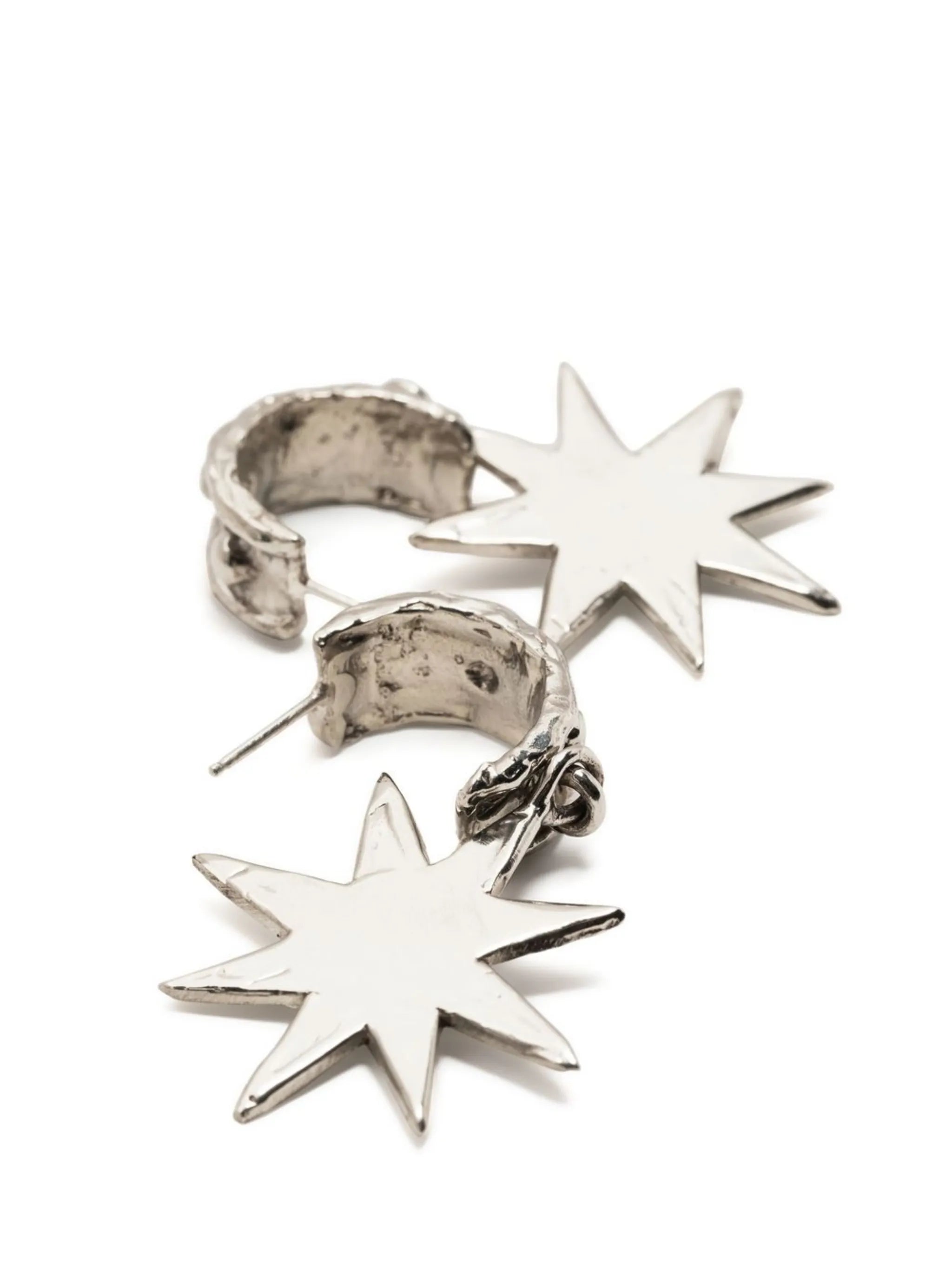 Big Star half-hoop earrings