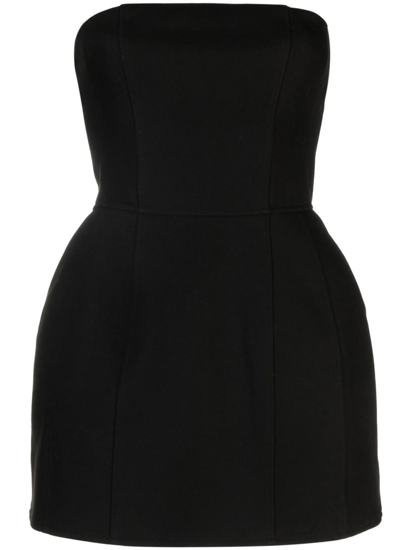 strapless fitted dress